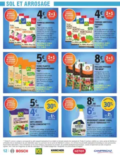 Brico E.Leclerc - Prévisualisation de Brico E.Leclerc catalogue valide à partir de 21.04.2026 | Page: 12 | Produits: Terreau Universel, Escargots, Terreau horticole, Humus