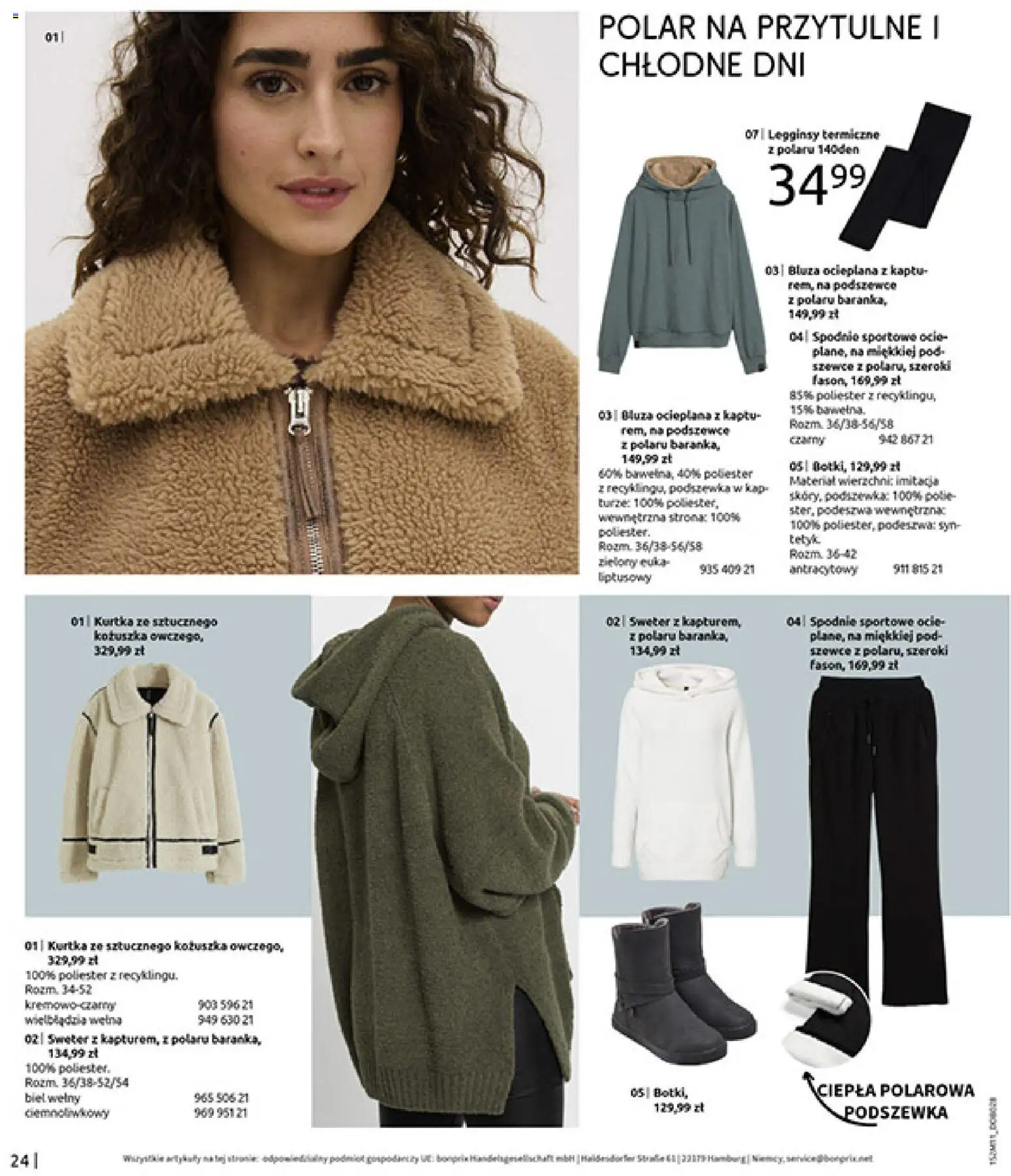 BonPrix Katalog - Na Listę Życzeń od 15.12.2025 | Strona: 26 | Produkty: Sweter, Kurtka, Spodnie, Legginsy