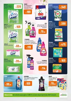 04.02.2026 tarihinden itibaren geçerli olan Özdilek kataloğu önizlemesi | Sayfa: 16 | Ürünler: Hijyenik ped, Yumuşatıcı, Yağ, Kağıt havlu