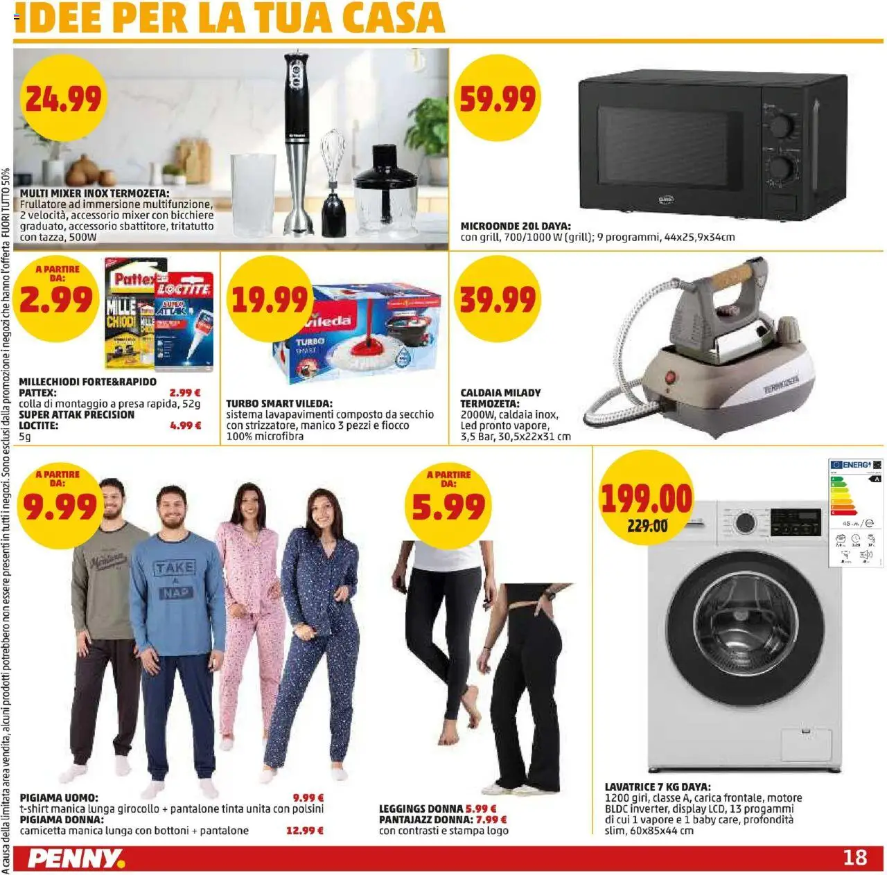 Volantino PENNY del 10.09.2025 | Pagina: 18 | Prodotti: Frullatore, Leggings, Stampa, Frullatore ad immersione