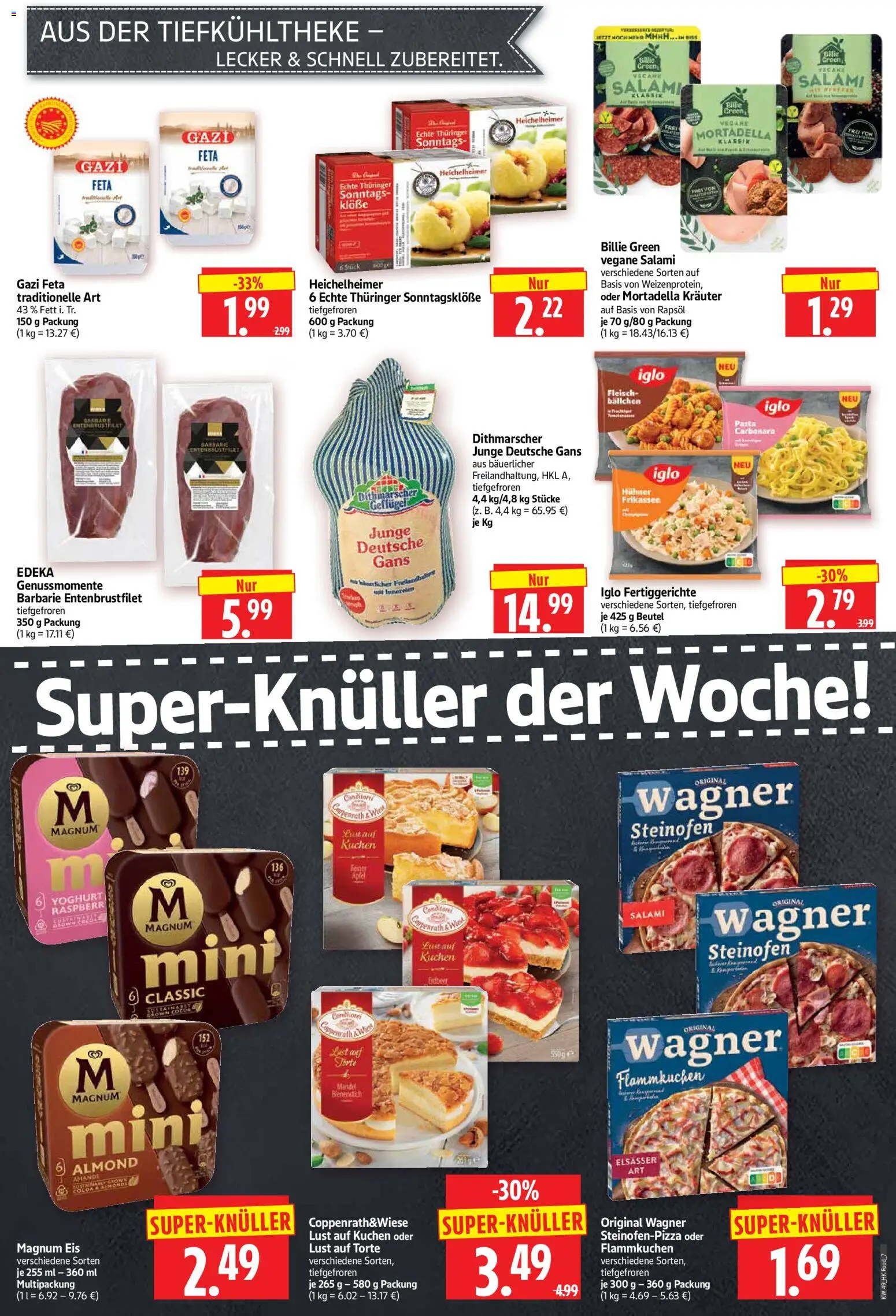 HERKULES Prospekt 	 – gültig ab 01.12.2025 | Seite: 7 | Produkte: Iglo, Pasta, Kuchen, Fleisch