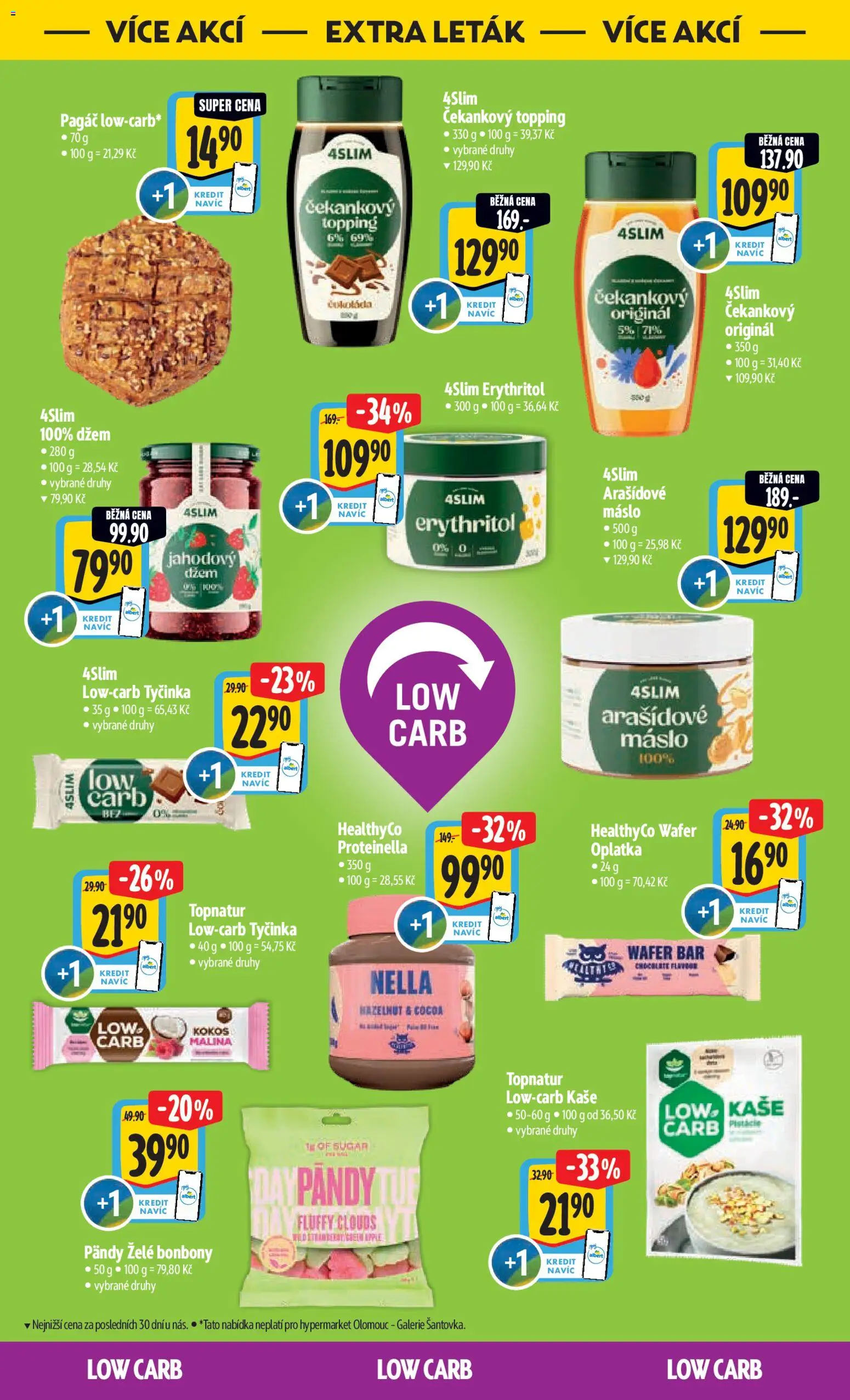 Albert leták - Hypermarket od 18.03.2026 | Strana: 49 | Produkty: Máslo, Kaše, Kokos, Želé bonbóny