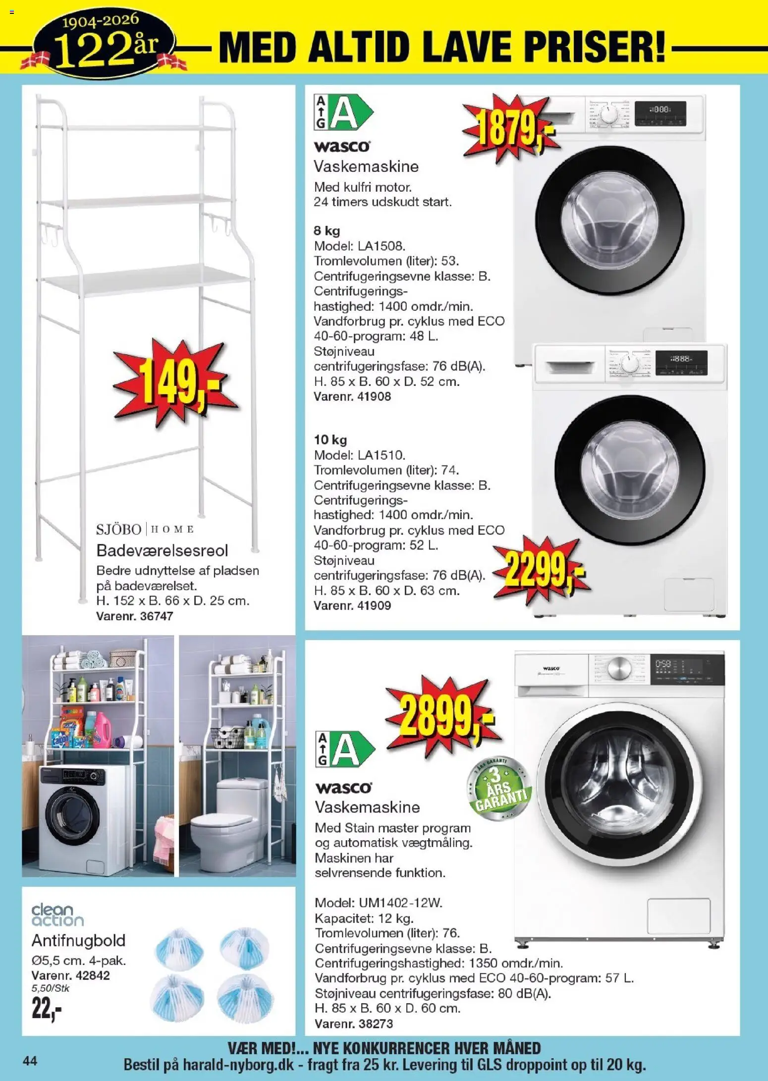 Harald Nyborg tilbudsavis – gyldig fra 15.01.2026 | Side: 48 | Produkter: Vaskemaskine