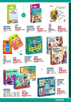Pré-visualização Staples - Folheto Brinquedos 2025 válido de 25.11.2025 | Página: 13 | Produtos: Jogos, Cadeiras, Salmão