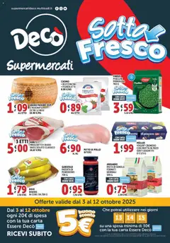 Anteprima del volantino Decò Supermercati - Roma catalogo valido a partire dal 03.10.2025