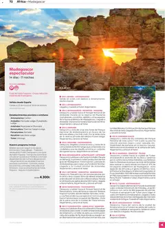 Vista previa Viajes El Corte Inglés Africa y Oriente Medio válido desde el 01.01.2026 | Página: 72