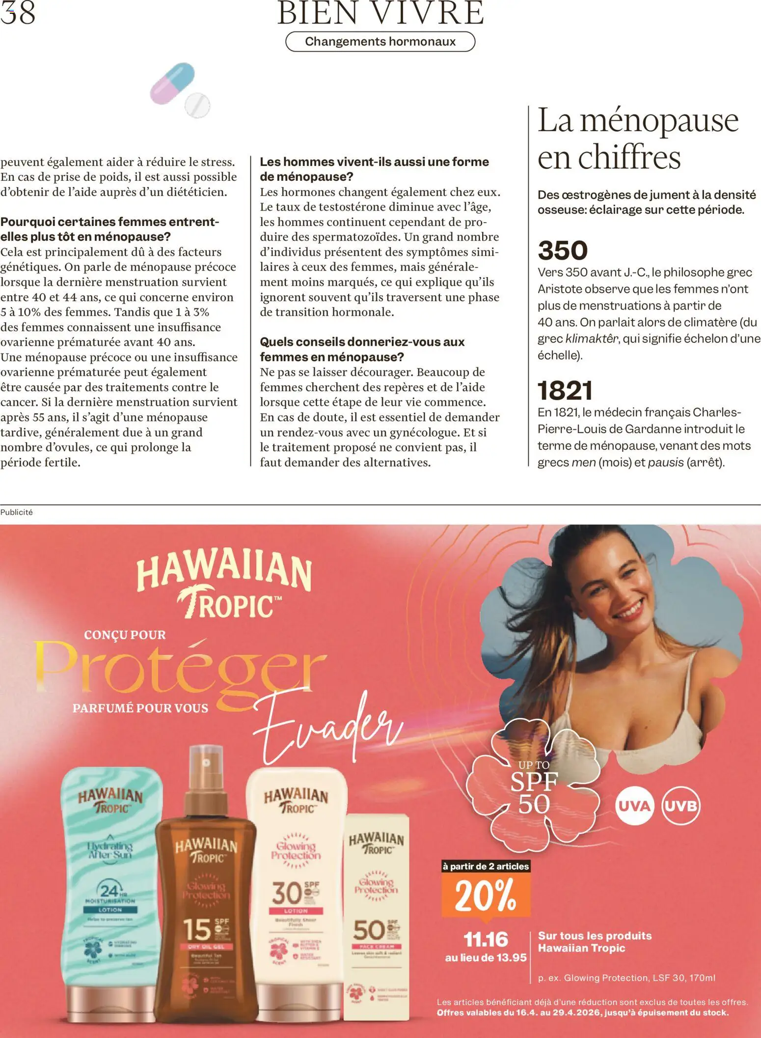 Migros aktionen Magazin FR – gültig ab 14.04.2026 | Seite: 38 | Produkte: After Sun