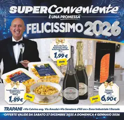 Anteprima del volantino SuperConveniente Trapani catalogo valido a partire dal 27.12.2025