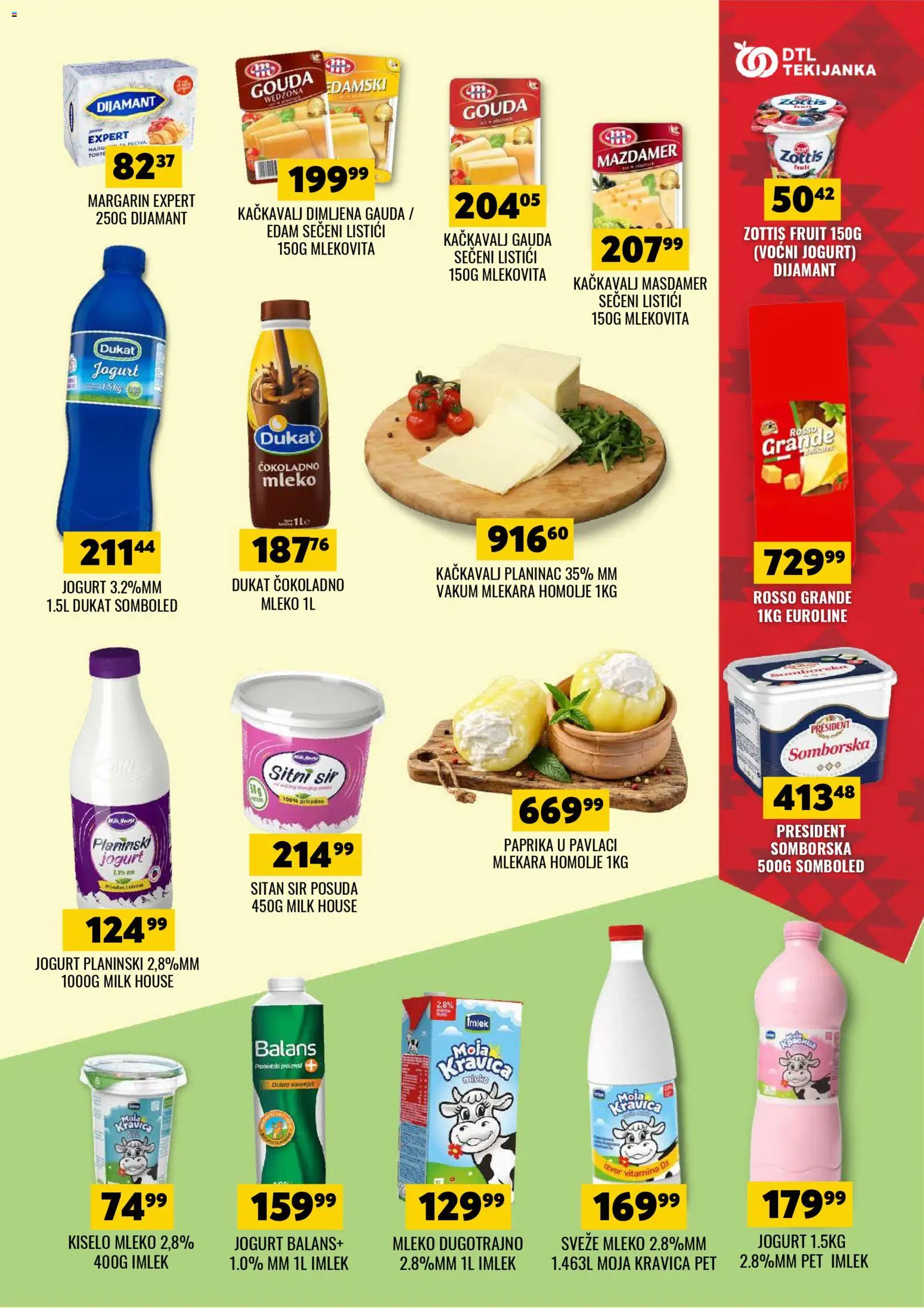 Tekijanka katalog - važi od 11.02.2026 | Strana: 5 | Proizvode: Moja kravica, Gouda, Sir, Jogurt