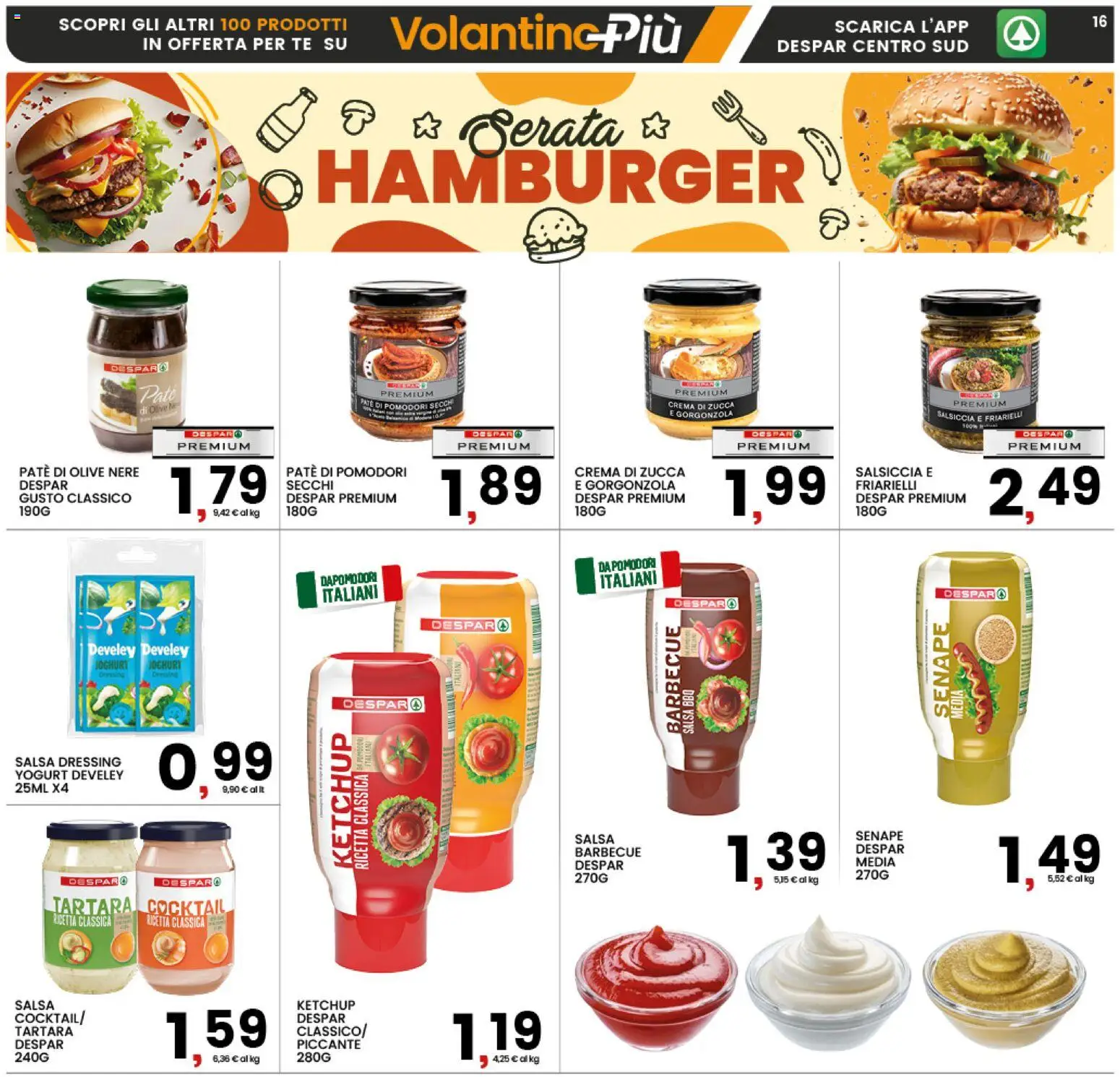 Volantino Interspar del 23.02.2026 | Pagina: 16 | Prodotti: Ketchup, Salsiccia, Pomodori, Zucca