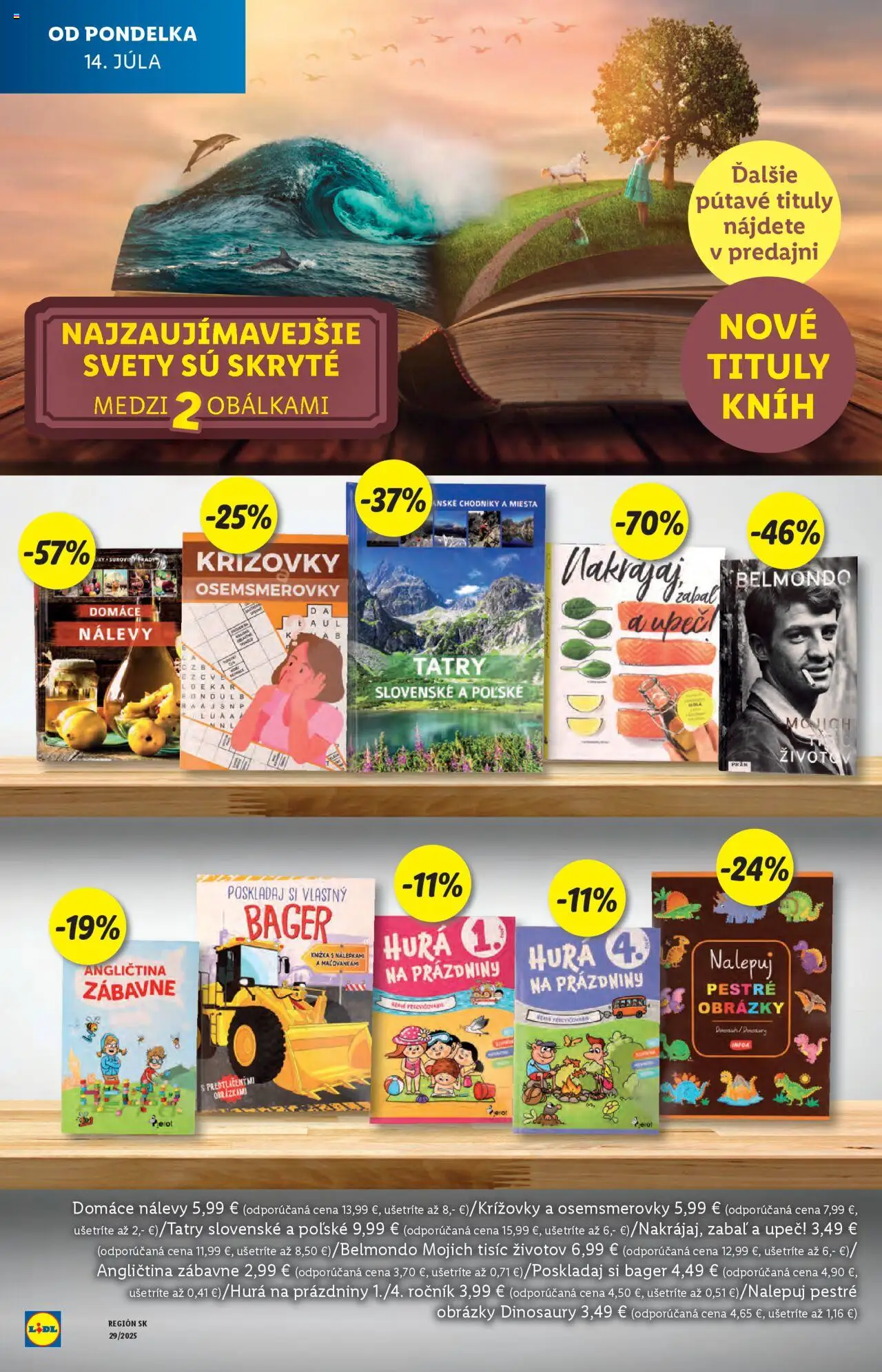 Lidl leták │ platný od 14.07.2025 | Strana: 54 | Produkty: Kniha, Pero, Puzzle
