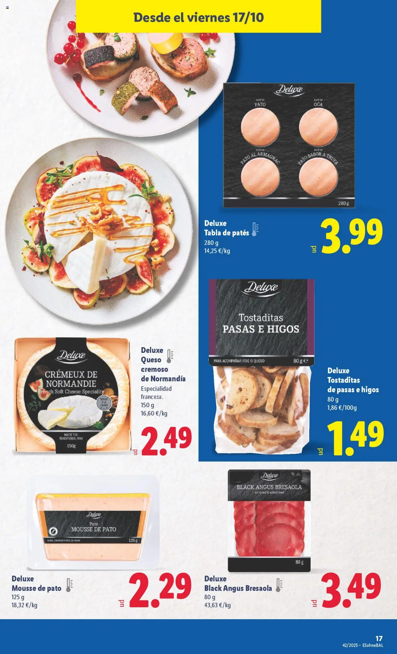 Lidl catálogo BCN │ válido desde el 13.10.2025 | Página: 33 | Productos: Mousse, Queso, Paté, Σαντιγύ