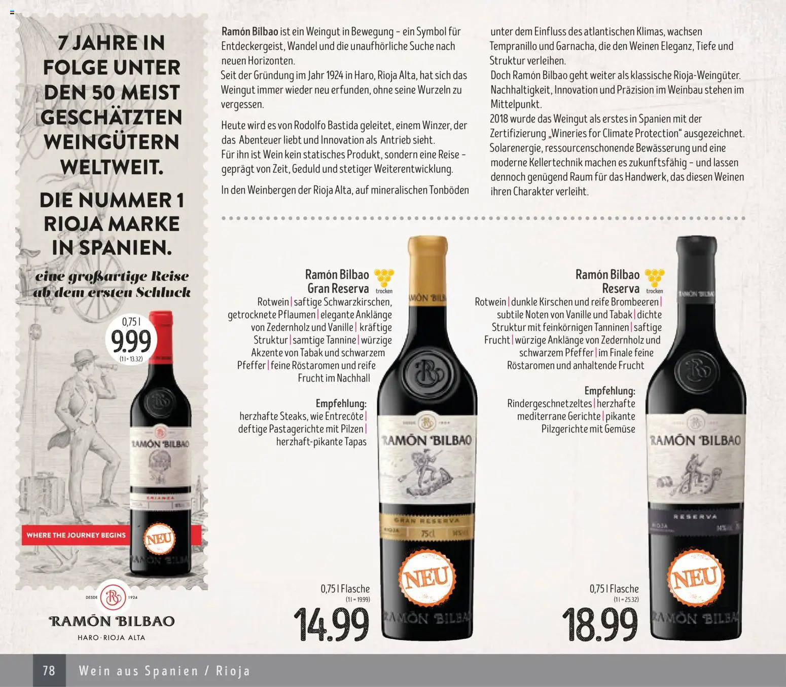 Edeka Struve Wein– und Spirituosen – gültig ab 14.11.2025 | Seite: 78 | Produkte: Pflaumen, Entrecote, Kirschen, Gemüse