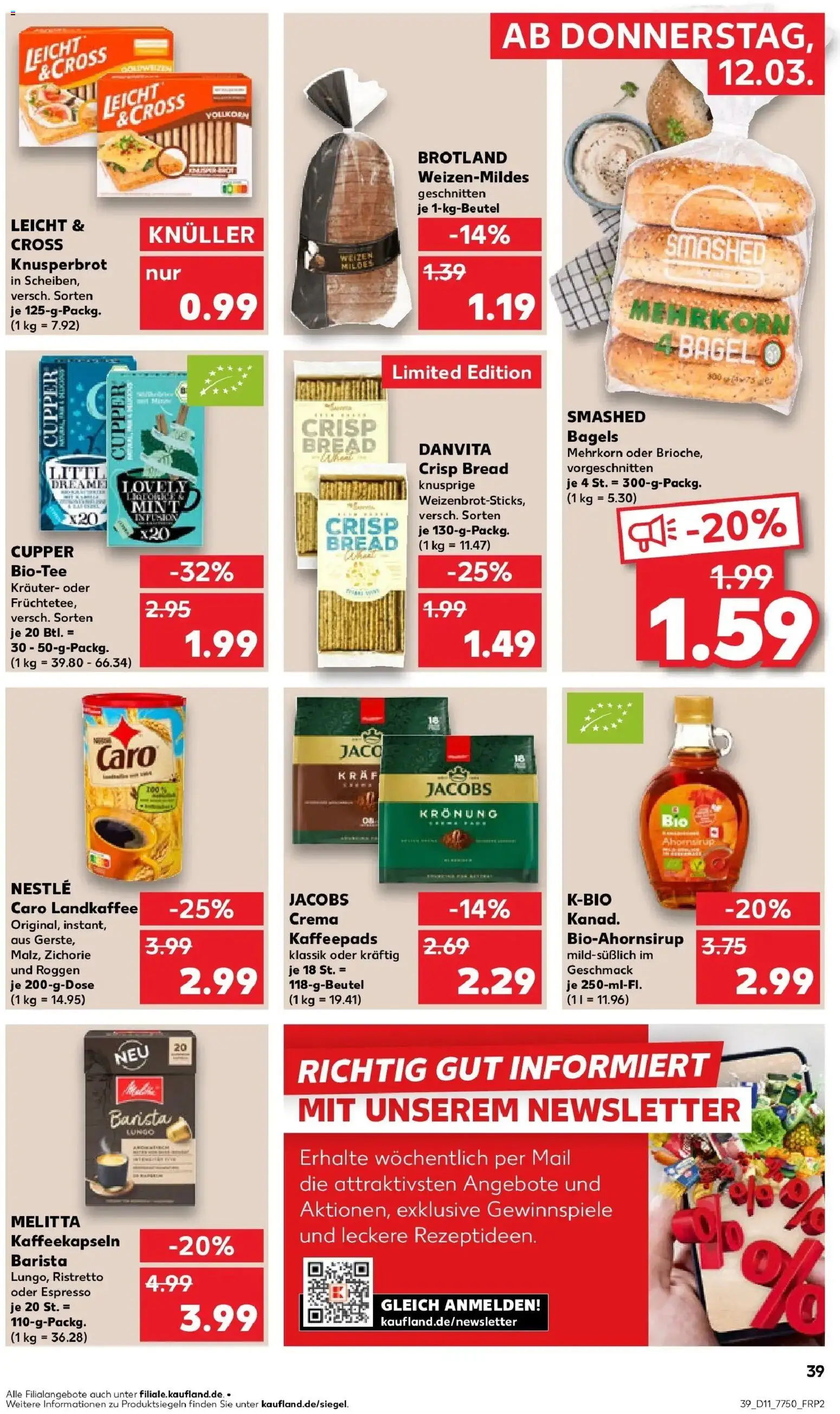 Kaufland Prospekt Wiesbaden	 – gültig ab 09.03.2026 | Seite: 51 | Produkte: Melitta, Kaffeepads