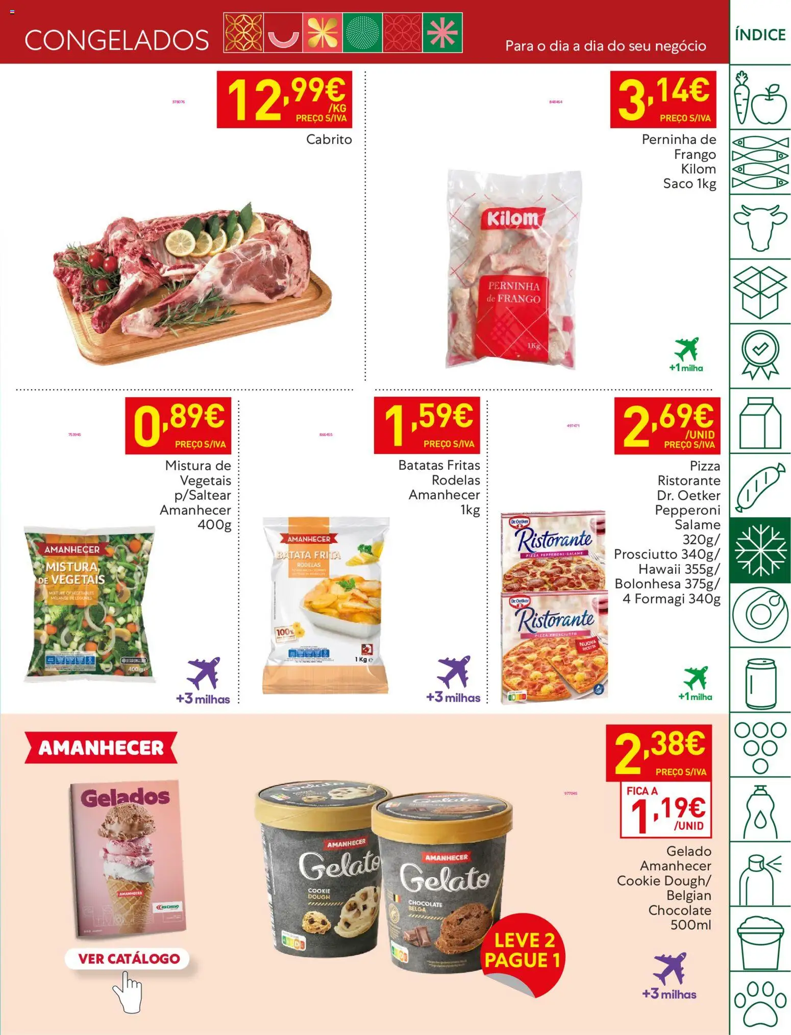 Recheio folheto │ válido de 25.12.2025 | Página: 17 | Produtos: Batata frita, Frango, Gelado, Batatas fritas