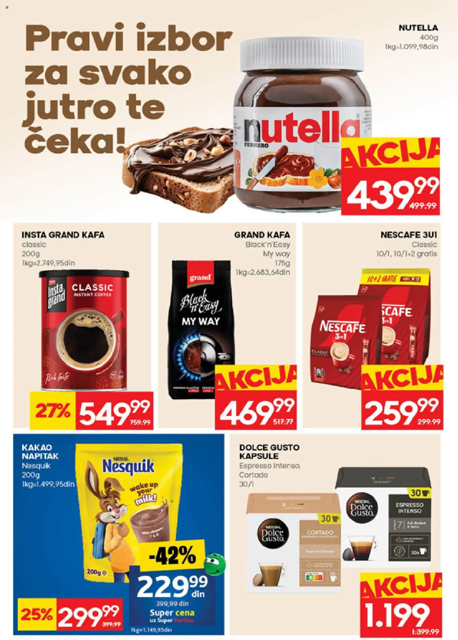 Roda katalog - važi od 12.03.2026 | Strana: 14 | Proizvode: Kapsule, Ferrero, Nescafé, Nesquik