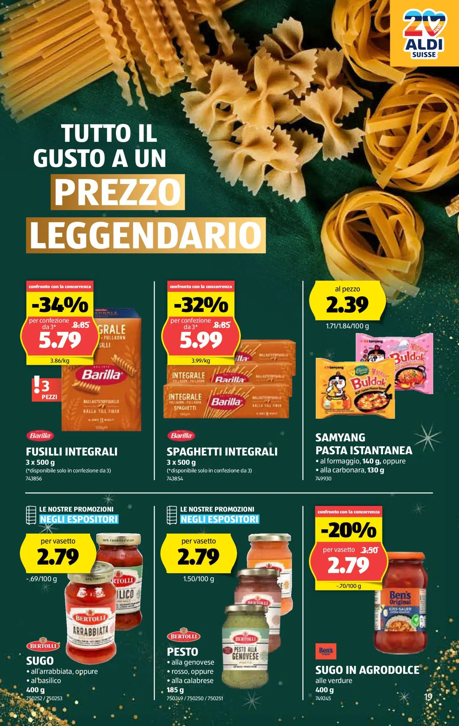 Aldi Aktionen IT – gültig ab 18.12.2025 | Seite: 20 | Produkte: Barilla, Pasta
