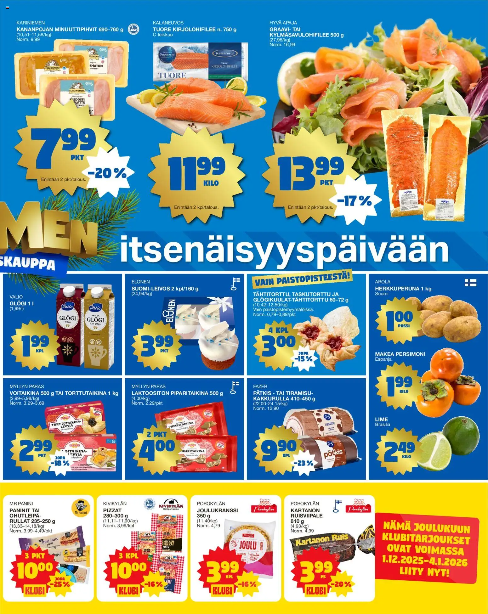 Tokmanni - EUROSPAR – voimassa 04.12.2025 alkaen | Sivu: 3