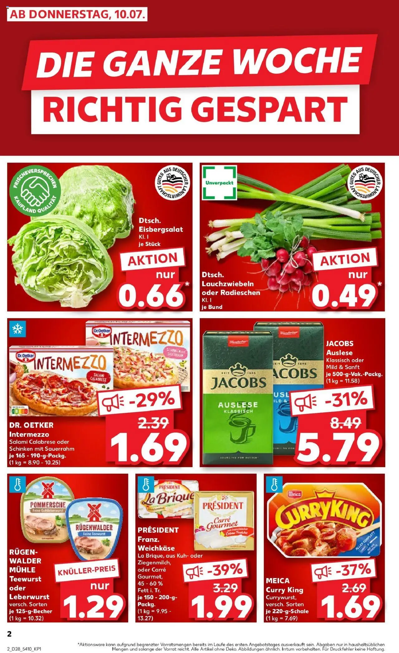 Kaufland prospekt Waldkraiburg	 - gültig ab dem 13.07.2025 | Seite: 17 | Produkte: Mühle, Meica, Salami, Schinken