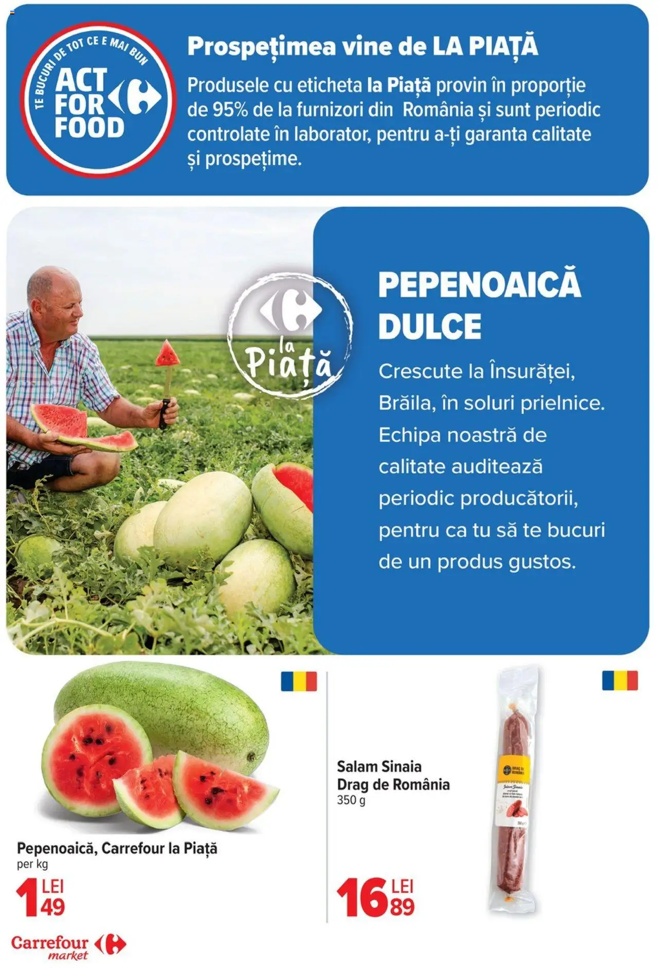 Carrefour catalog - Market – valabil de la 13.08.2025 | Pagină: 9 | Produse: Salam