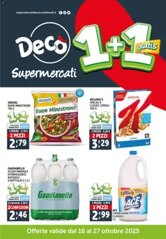 Anteprima del volantino Decò Supermercati - Foggia catalogo valido a partire dal 16.10.2025