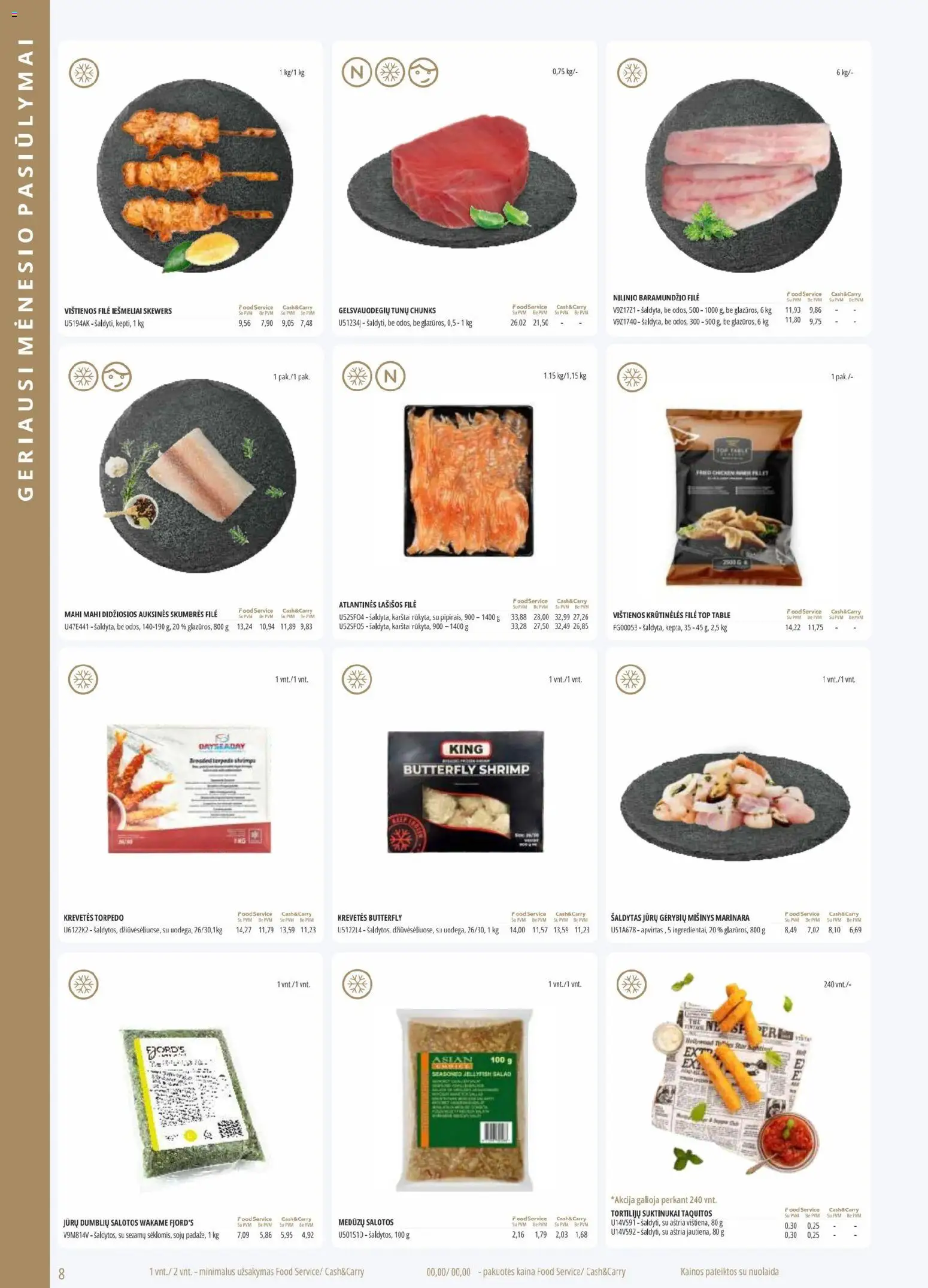 ePromo akcijos nuo 03.11.2025 | Puslapis: 8 | Prekių: Salotos, Vištienos, Lašišos