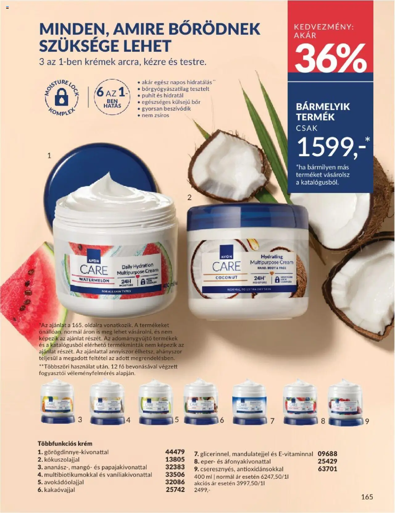 Avon akciós ujság - amely érvényes a következő dátumtól: 01.06.2025 | Oldal: 165 | Termékek: Body, Bor, Eper, Mangó