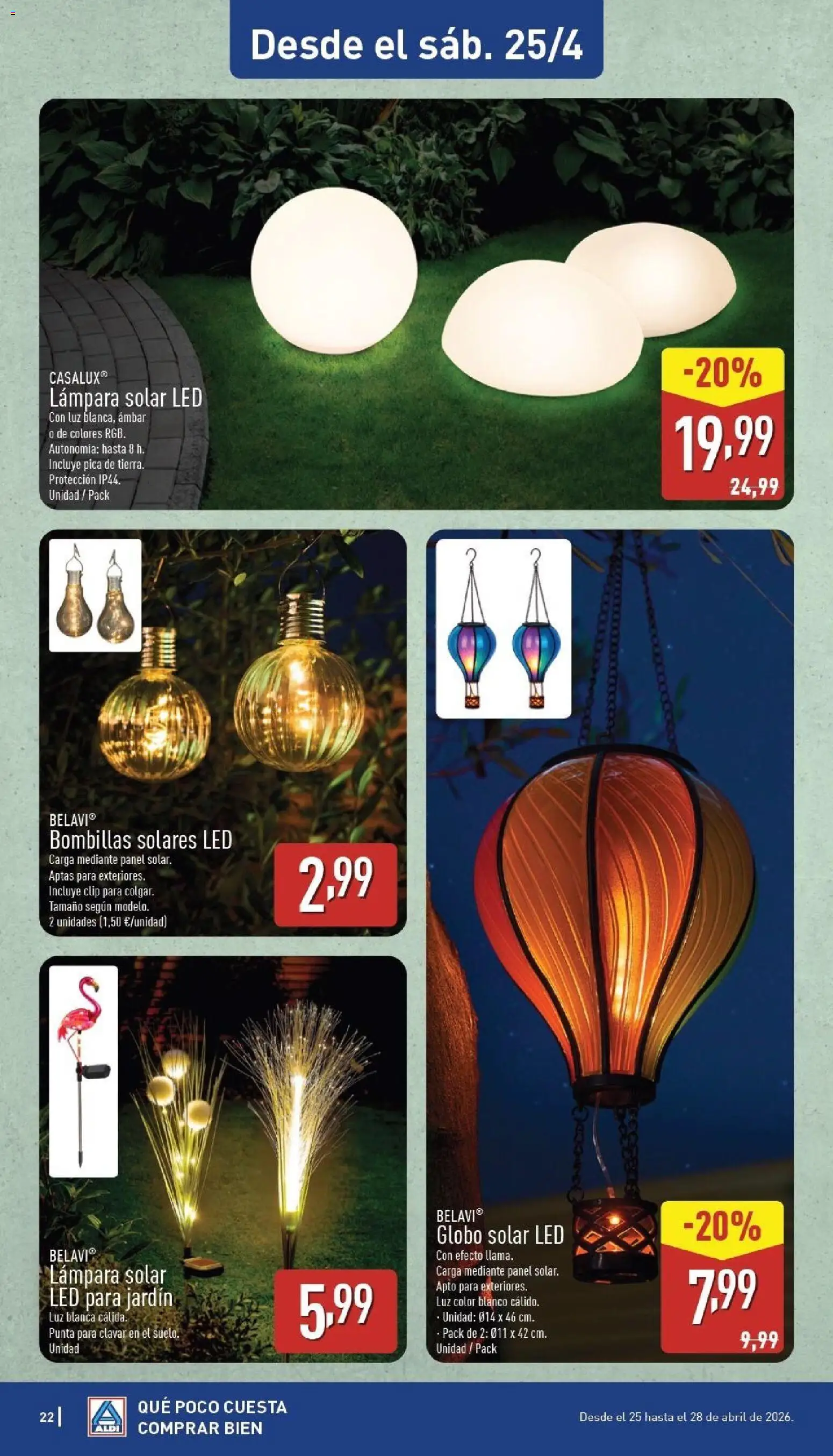 Aldi folleto Península │ válido desde el 20.04.2026 | Página: 22