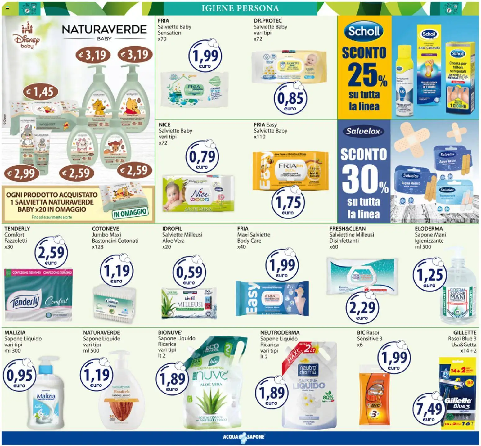 Volantino Acqua e Sapone del 17.11.2025 | Pagina: 10 | Prodotti: Crema, Sapone, Fazzoletti, Aloe vera