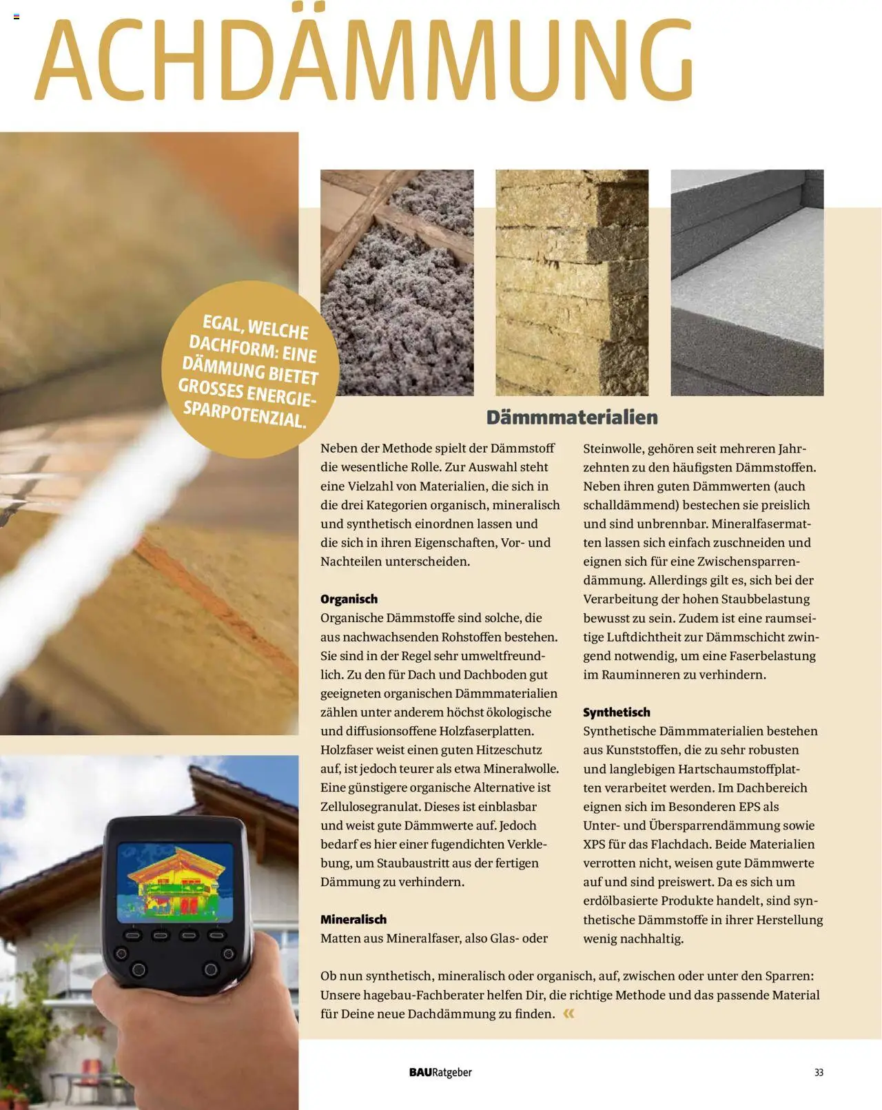 Hagebau Katalog Baurategeber gültig ab 07.04.2025 | Seite: 33