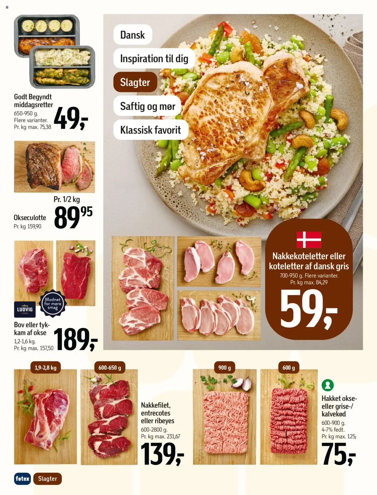 Føtex tilbudsavis – gyldig fra 10.10.2025 | Side: 36 | Produkter: Koteletter