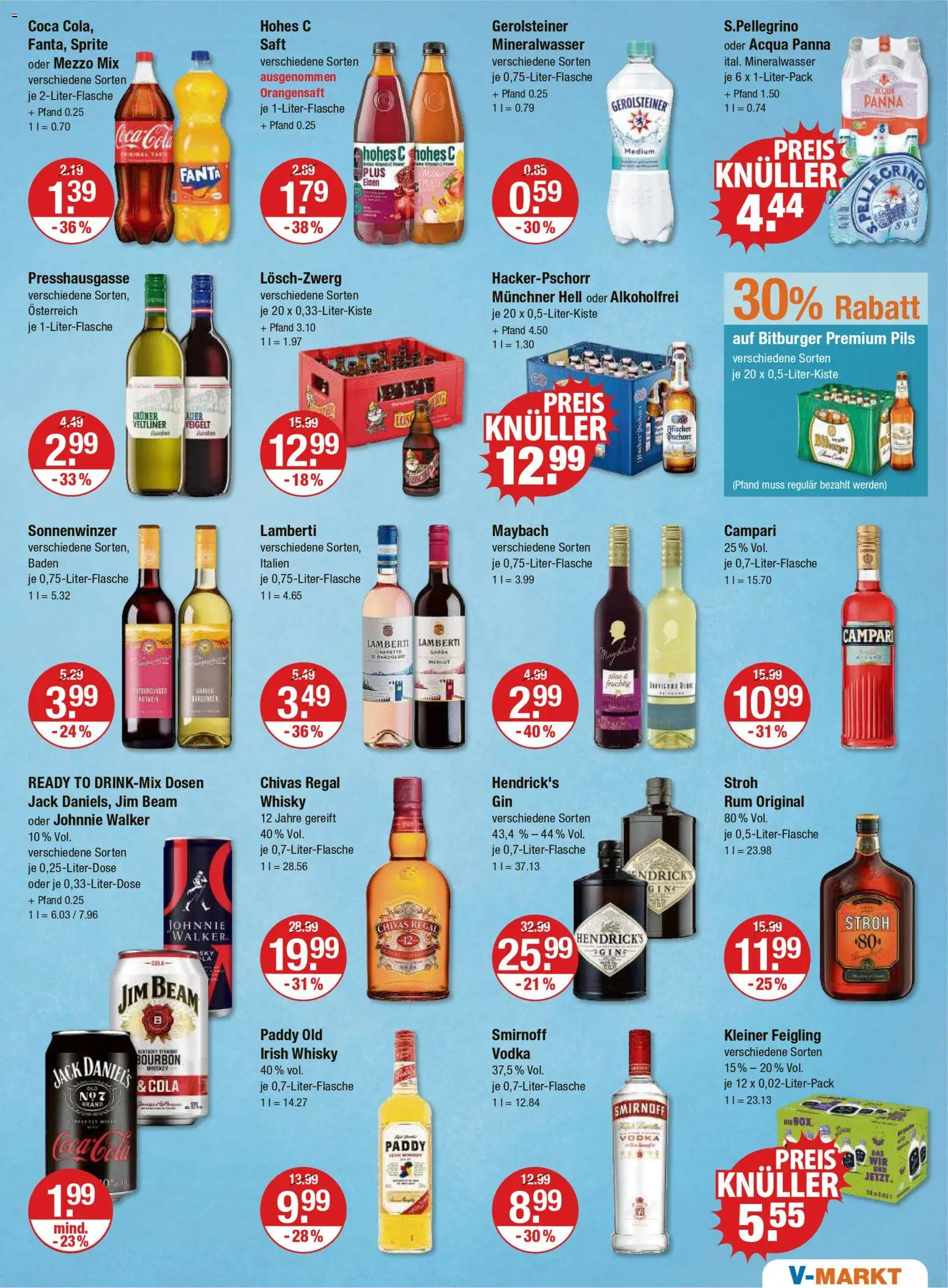 V-Markt - Schwaben / Oberbayern – gültig ab 13.11.2025 | Seite: 13 | Produkte: Campari, Orangensaft, Saft, Vodka