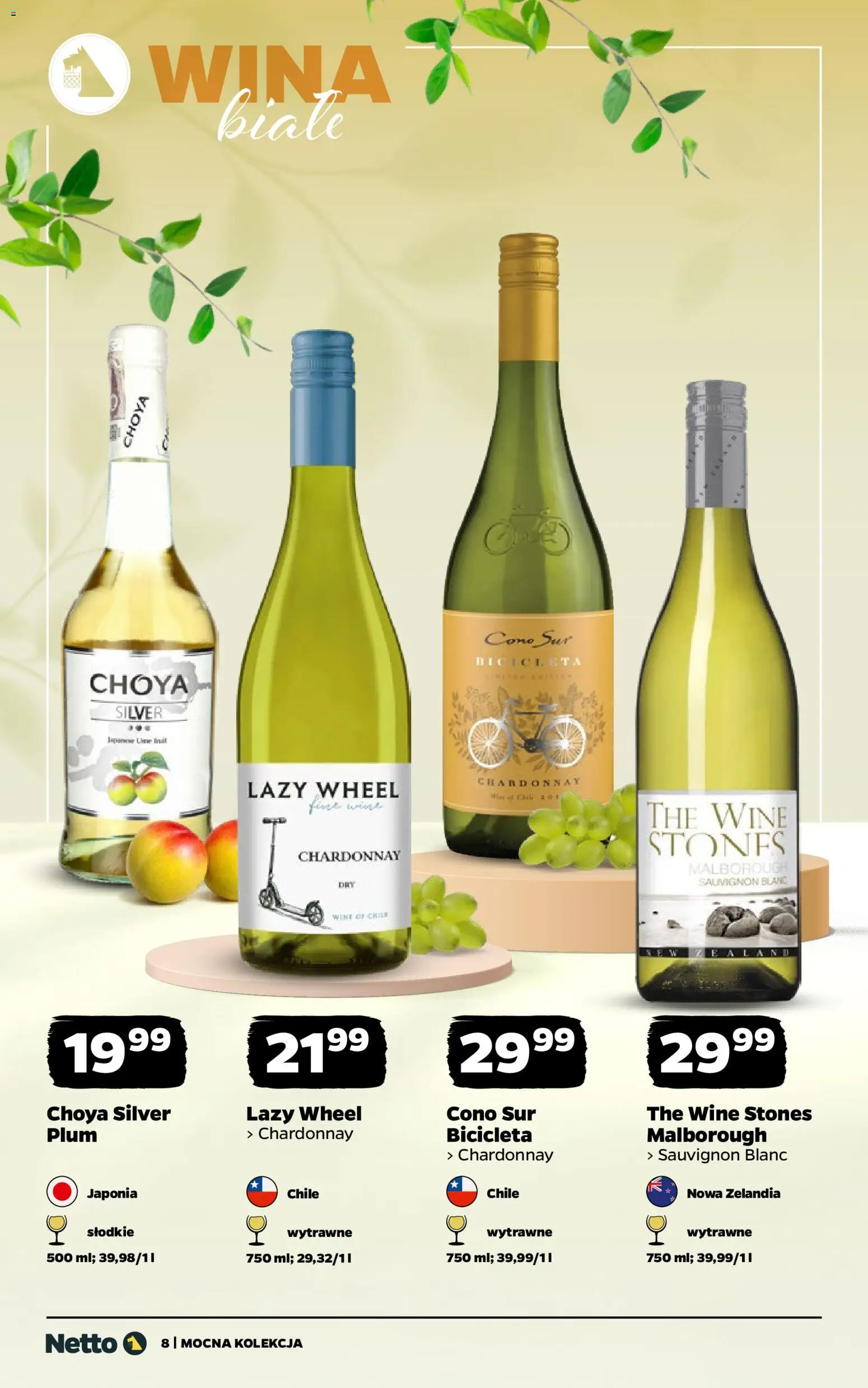 Netto gazetka - Wina od 30.03.2026 | Strona: 8 | Produkty: Chardonnay