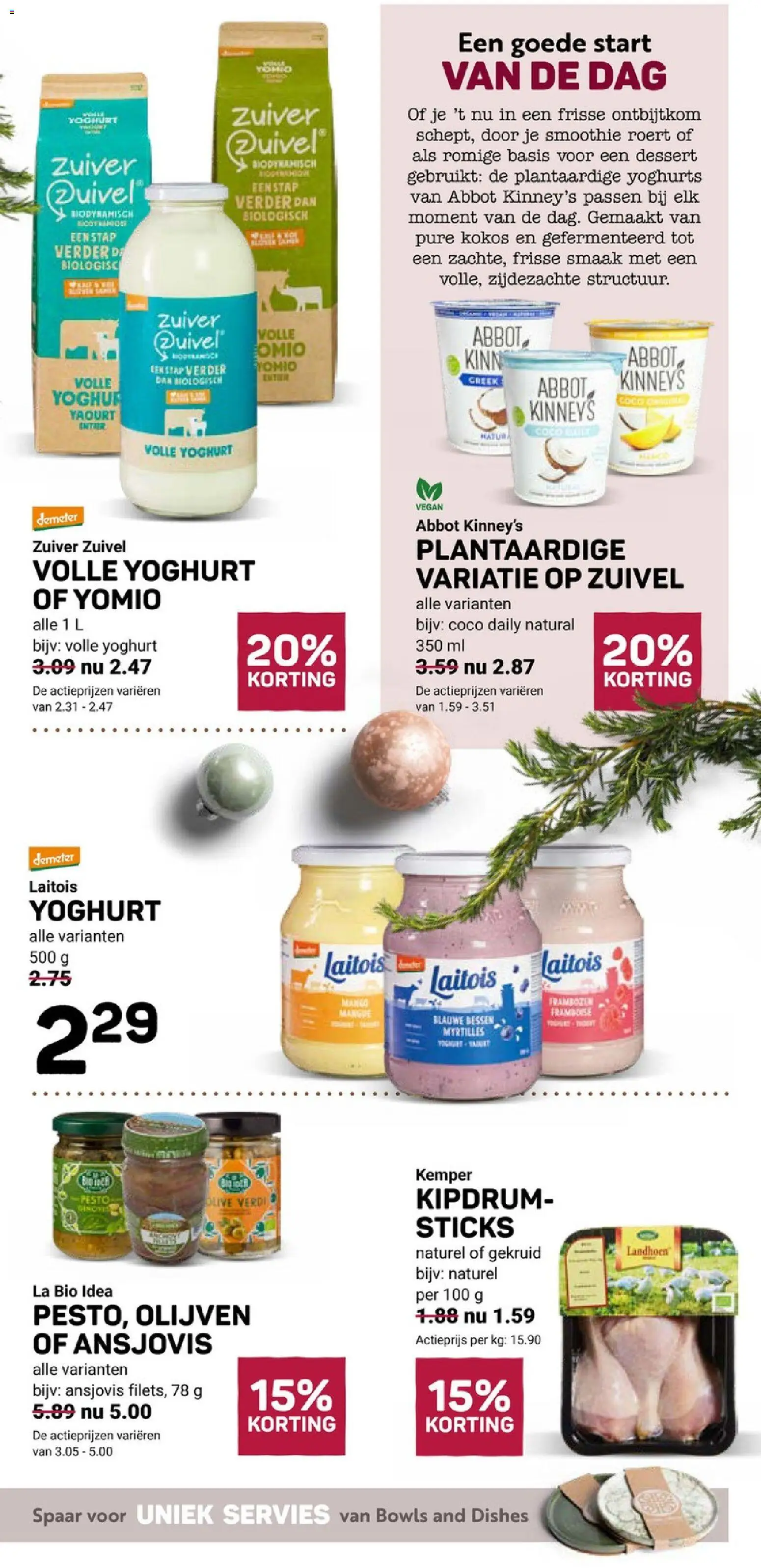 {H1} | Pagina: 13 | Producten: Zuivel, Yoghurt, Servies, Olijven