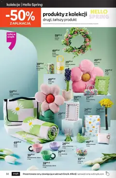 Pogląd oferty "Empik promocje" - ważna od 25.02.2026 | Strona: 84 | Produkty: Szklanka, Okulary, Poduszka, Ramka