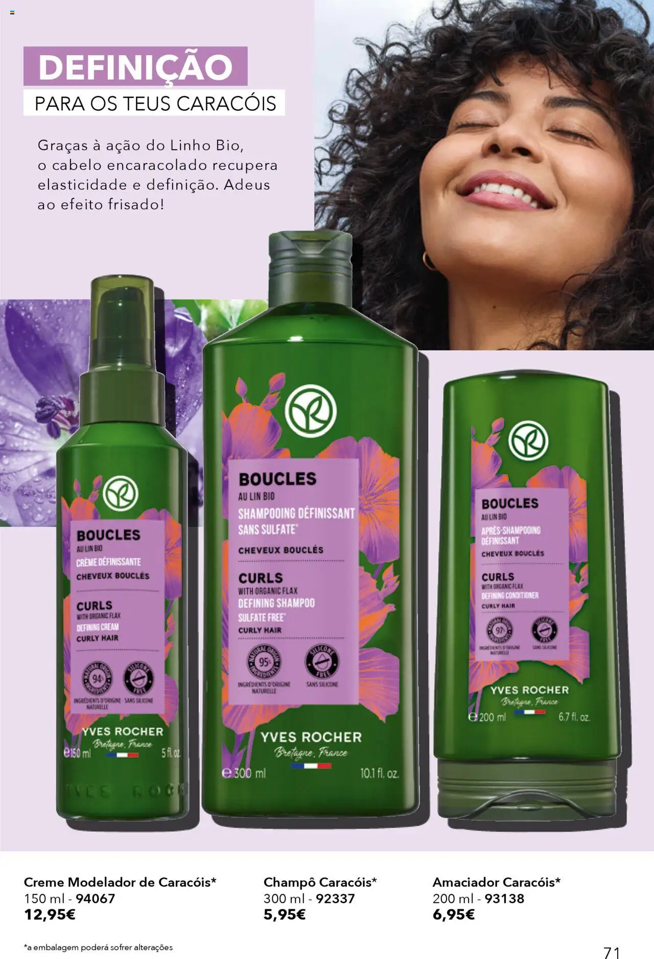 Yves Rocher catálogo 10 │ válido de 31.07.2025 | Página: 71 | Produtos: Shampoo, Creme