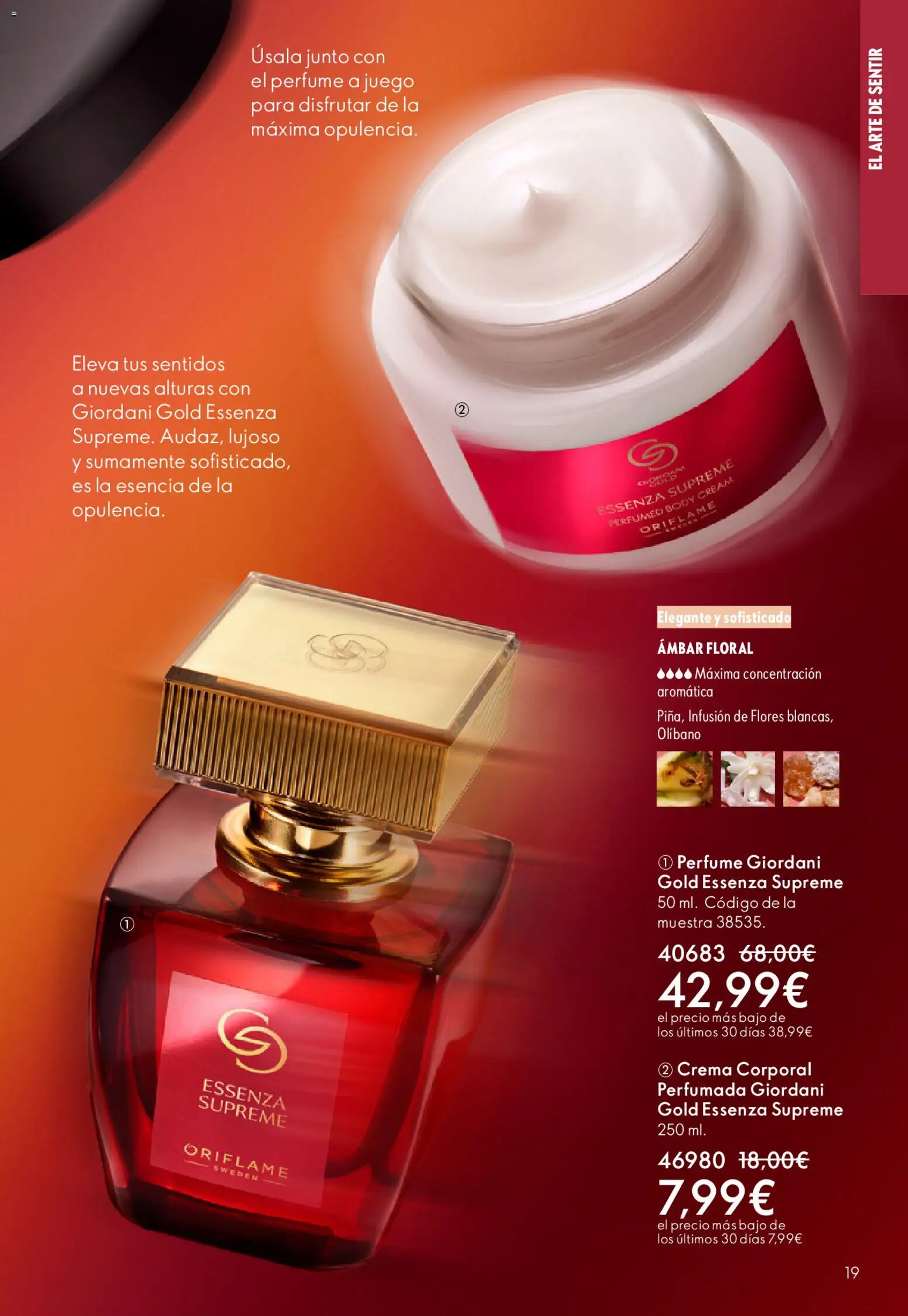 Oriflame - Catálogo Campaña 6 │ válido desde el 22.04.2026 | Página: 19 | Productos: Perfume, Crema, Body