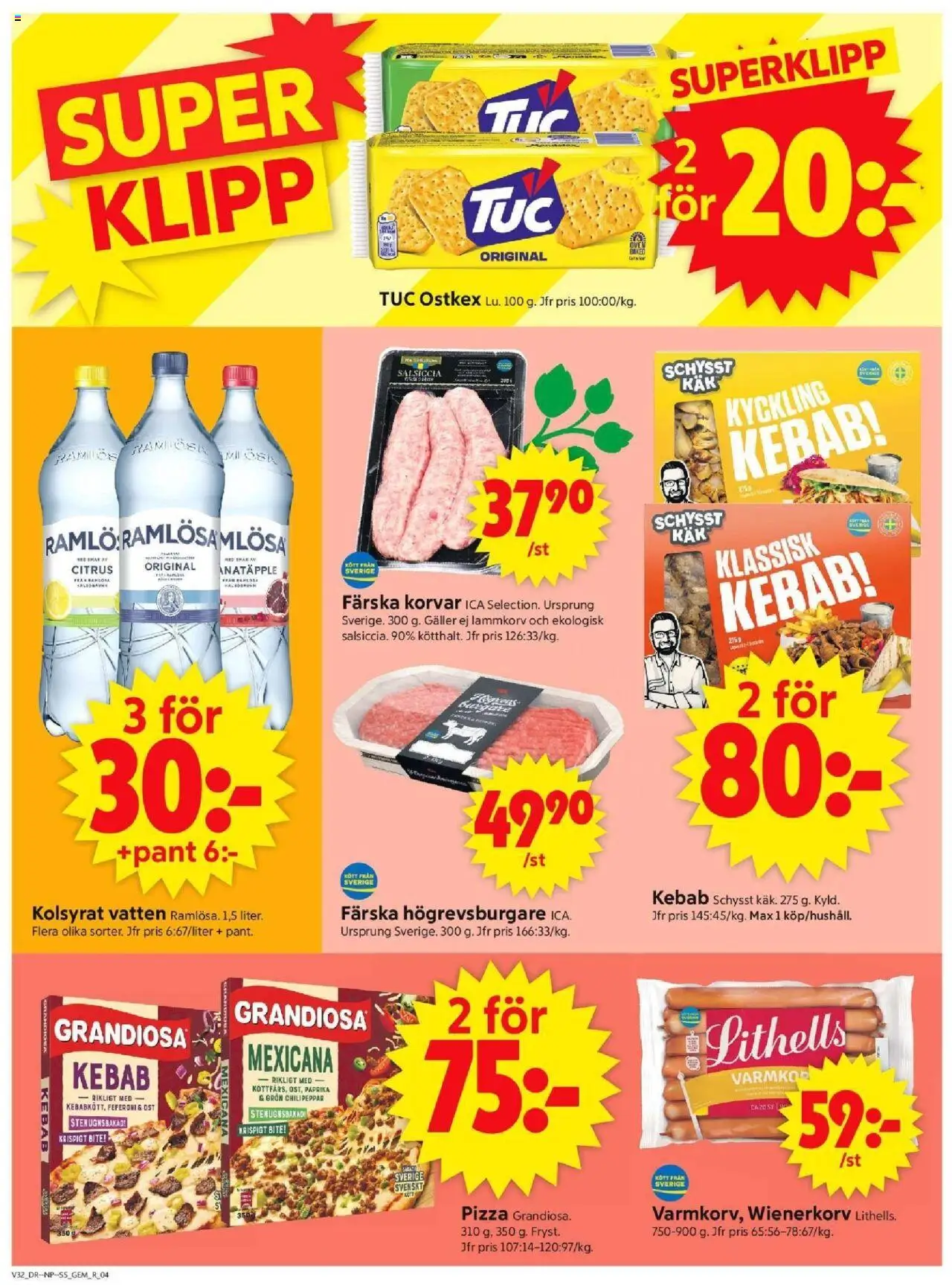 ICA Supermarket reklamblad aktuell från 04.08.2025 | Sida: 4