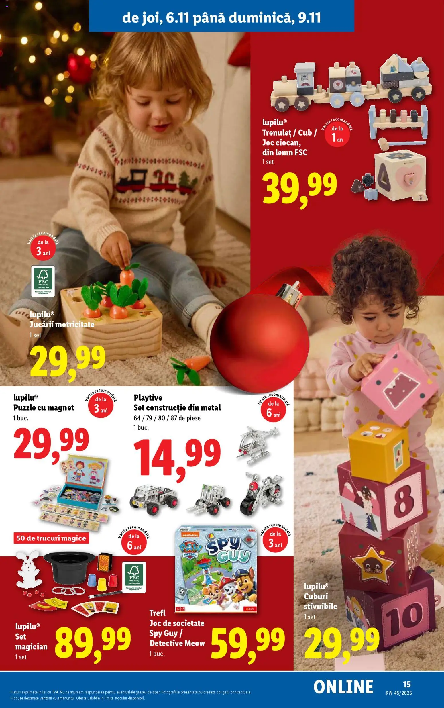 Noul catalog Lidl – valabil de la 03.11.2025 | Pagină: 15 | Produse: Joc