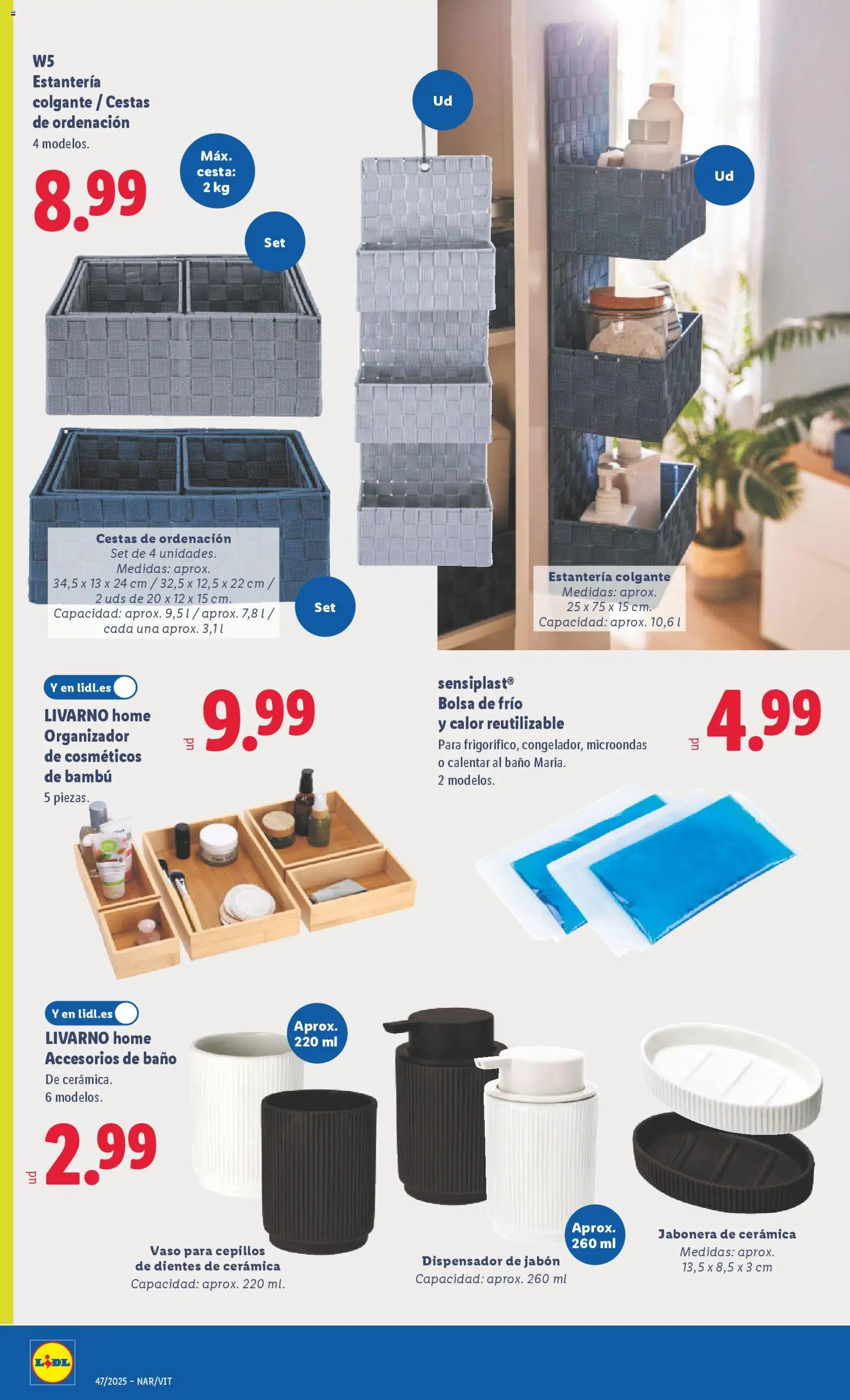 Lidl folleto de bazar │ válido desde el 17.11.2025 | Página: 32 | Productos: Jabón, Dispensador, Bolsa, Baño