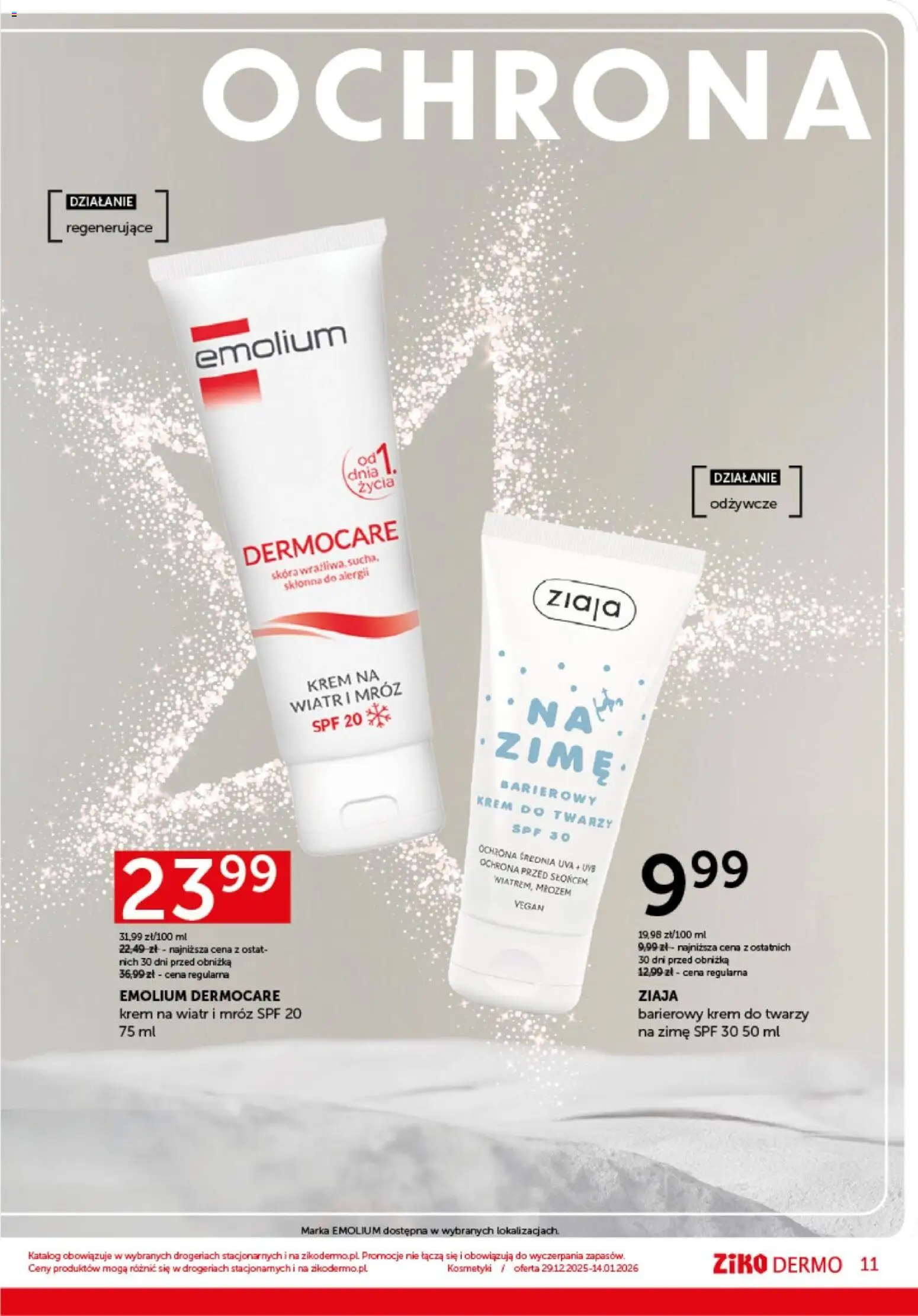 Ziko Gazetka od 29.12.2025 | Strona: 11 | Produkty: Kosmetyki, Krem, Krem do twarzy