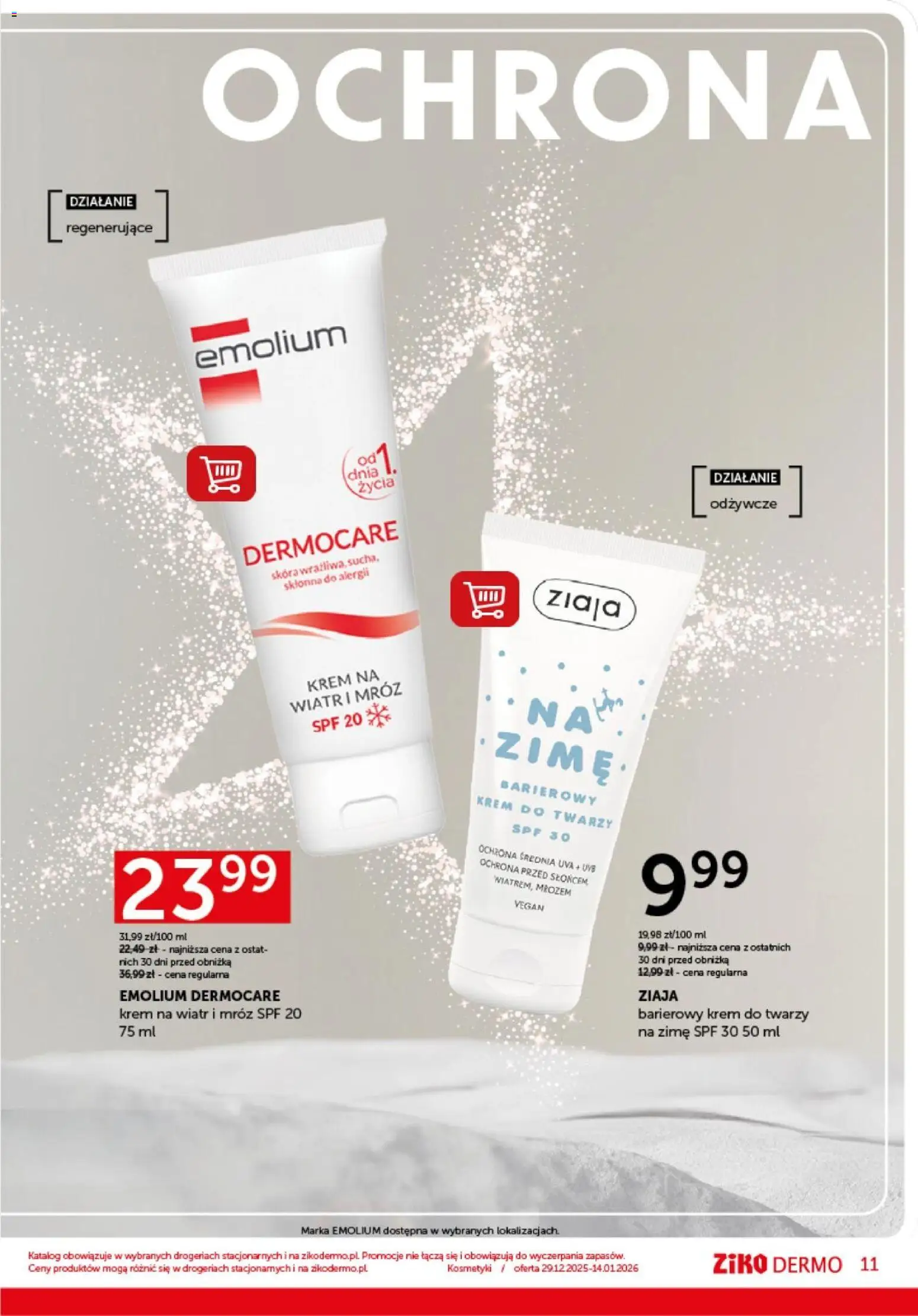 Ziko Gazetka od 29.12.2025 | Strona: 11 | Produkty: Kosmetyki, Krem, Krem do twarzy