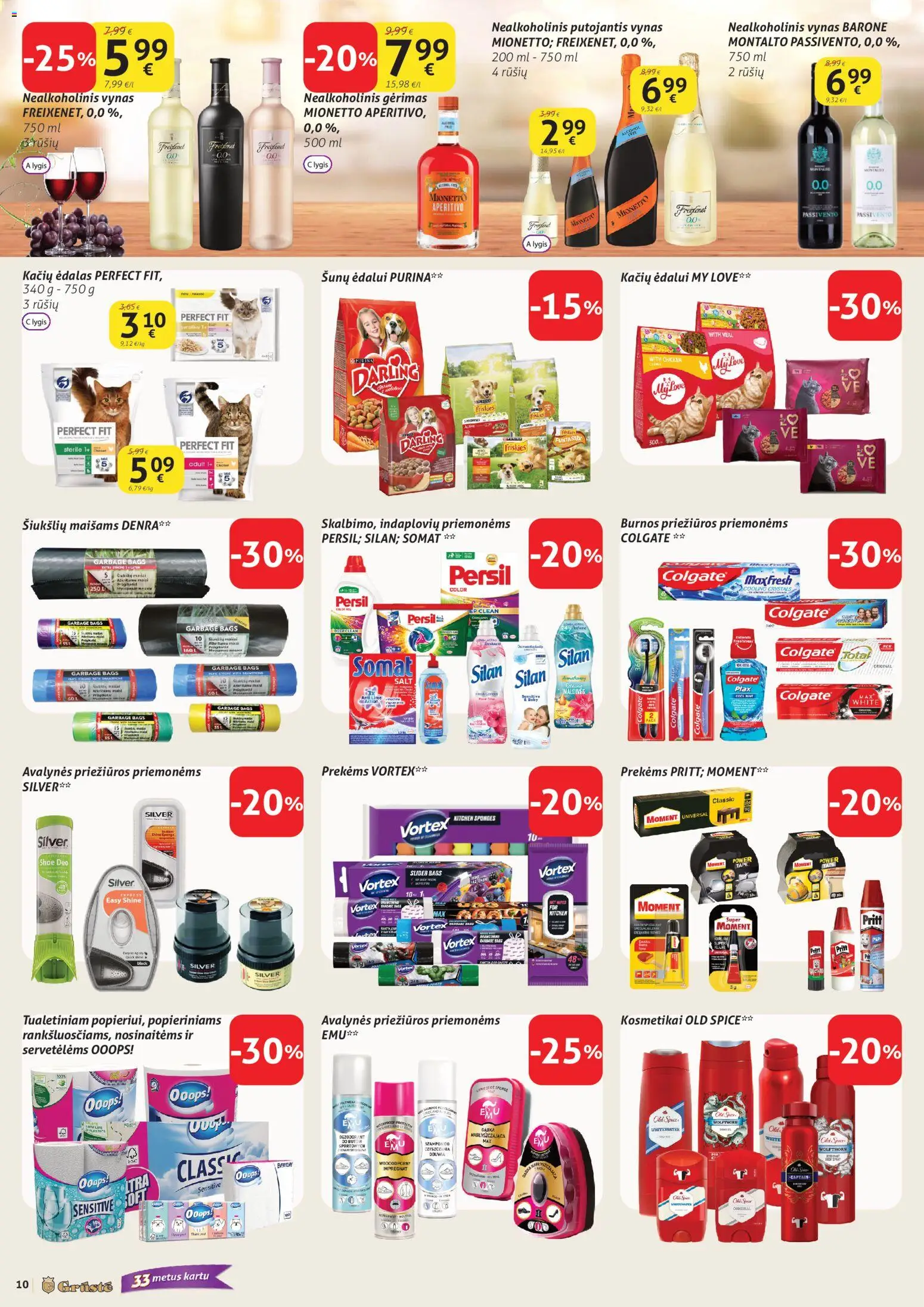 GRUSTE akcijos nuo 21.01.2026 | Puslapis: 10 | Prekių: Nealkoholinis vynas, Vynas