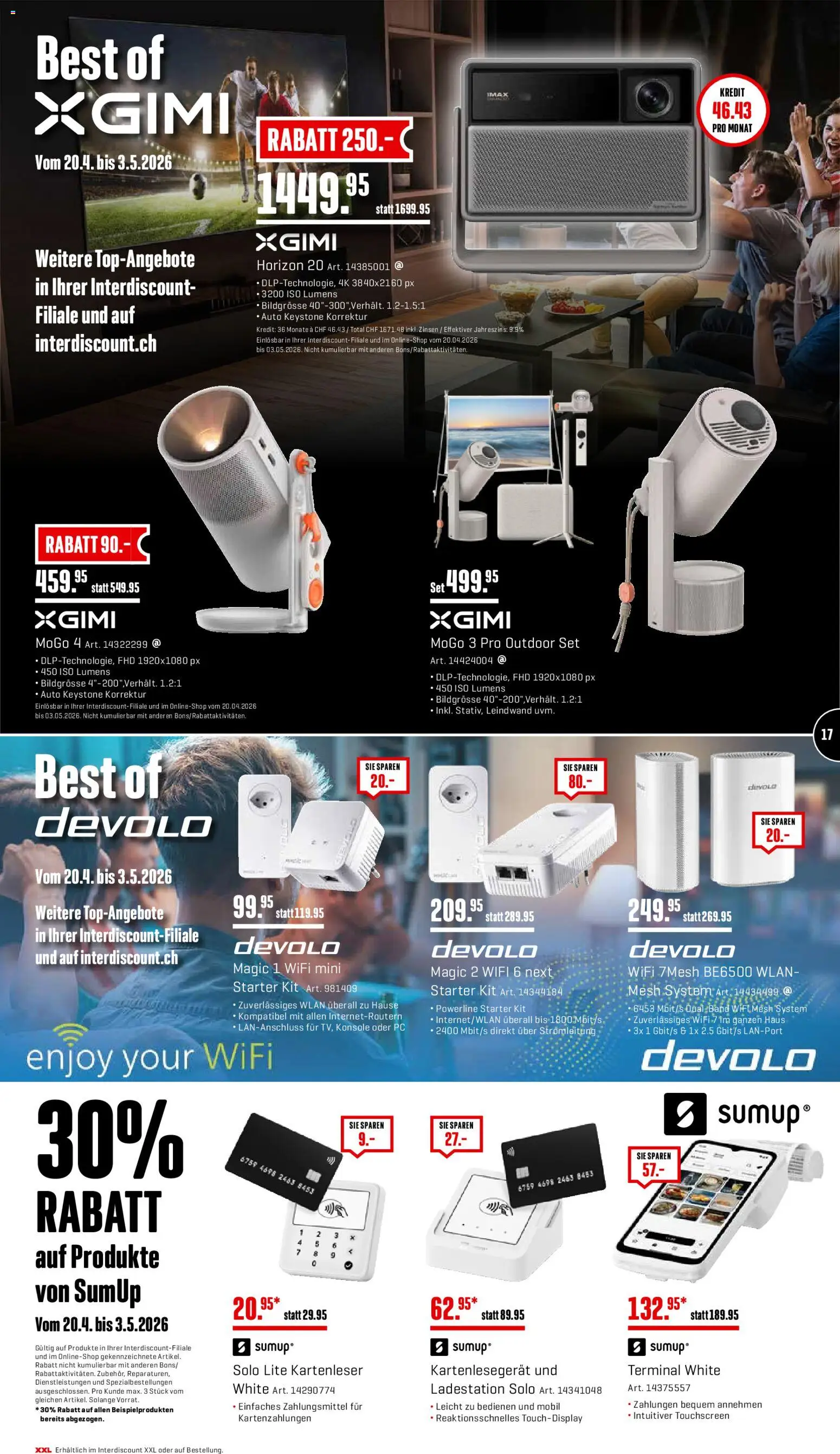 Interdiscount aktionen – gültig ab 20.04.2026 | Seite: 17 | Produkte: Pc