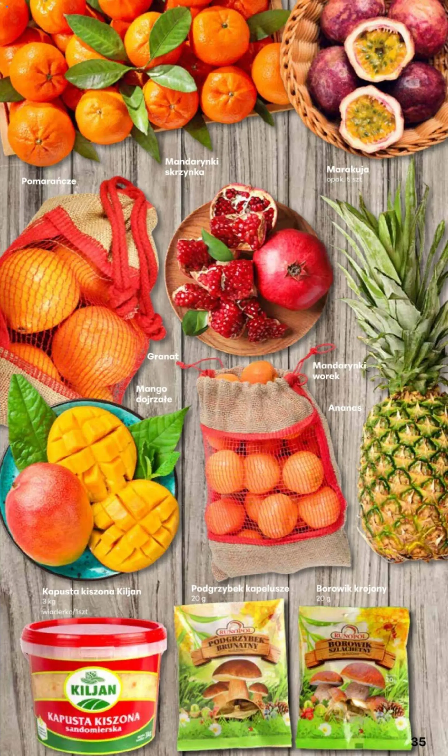Delikatesy Centrum Gazetka - Przepisy na Bliskie Święta od 27.11.2025 | Strona: 35 | Produkty: Mango, Kapusta, Pomarańcze, Ananas