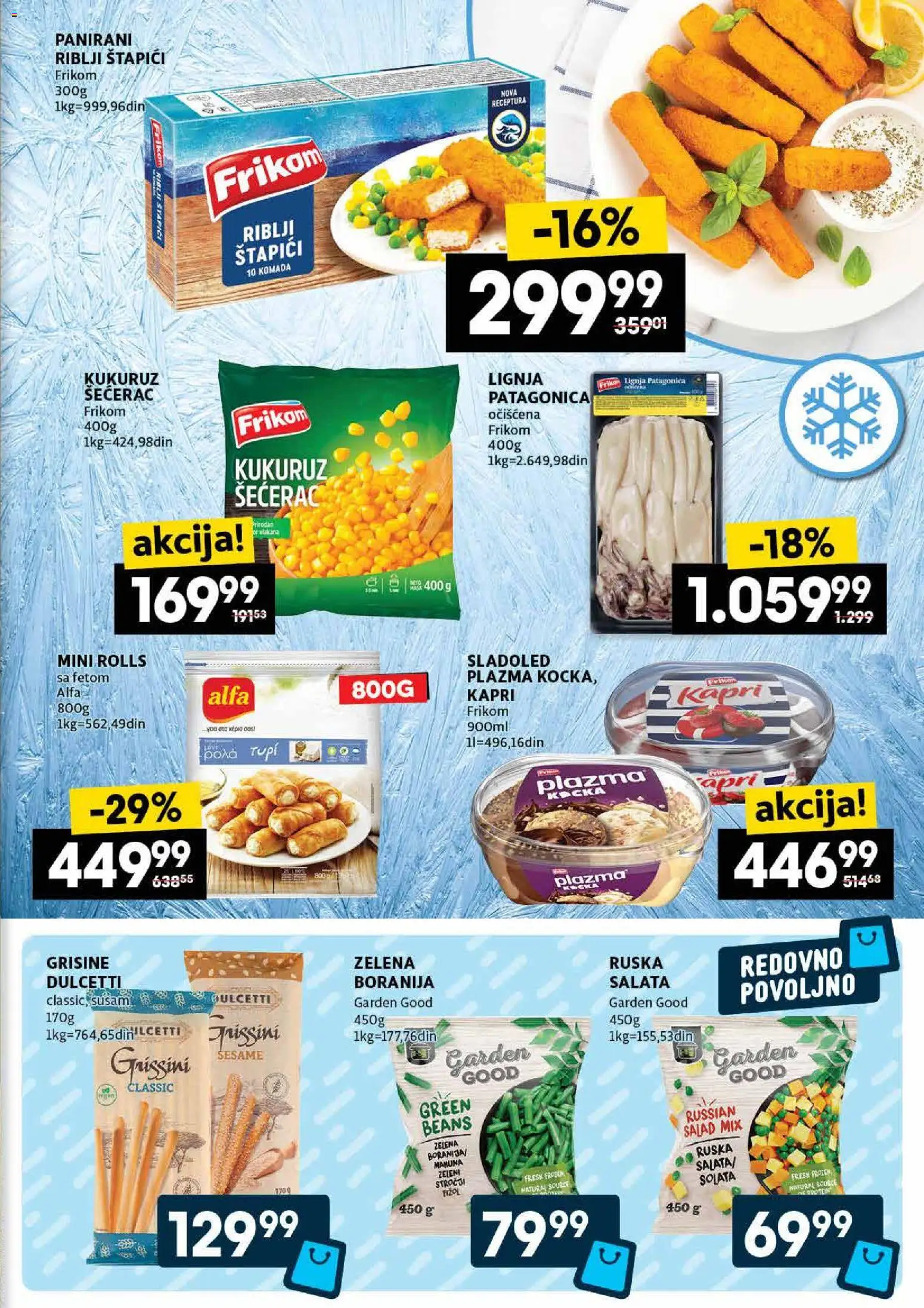 Idea katalog - važi od 23.10.2025 | Strana: 13 | Proizvode: Sladoled, Riblji štapići, Plazma, Kukuruz šećerac