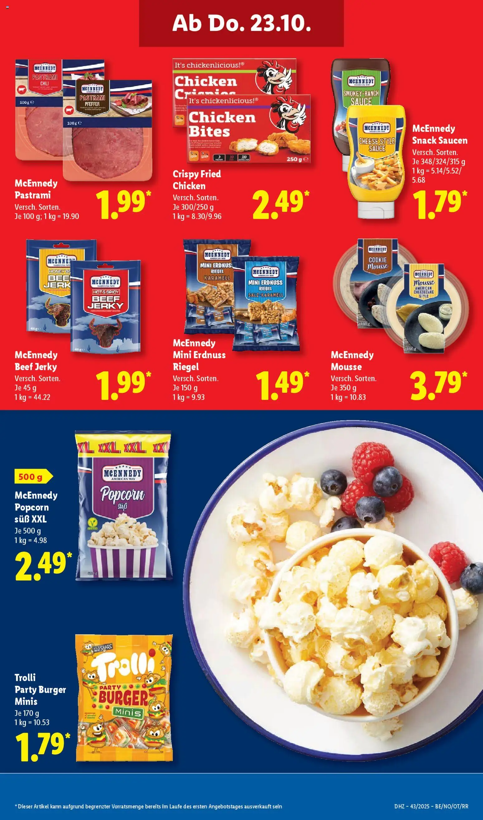 Lidl Prospekt Lüchow – gültig ab 20.10.2025 | Seite: 61 | Produkte: Burger, Pfeffer, Chili