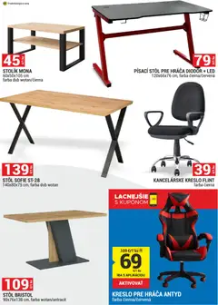 Merkury Market leták platný od 01.12.2025 | Strana: 3 | Produkty: Stôl, Písací stôl, Kreslo, Stolík