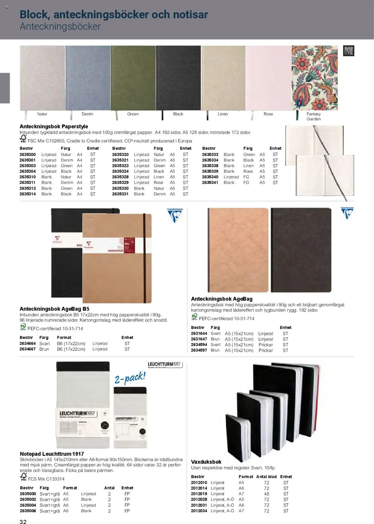 Office Depot reklamblad aktuell från 01.02.2025 | Sida: 34 | Produkter: Papper, Anteckningsbok
