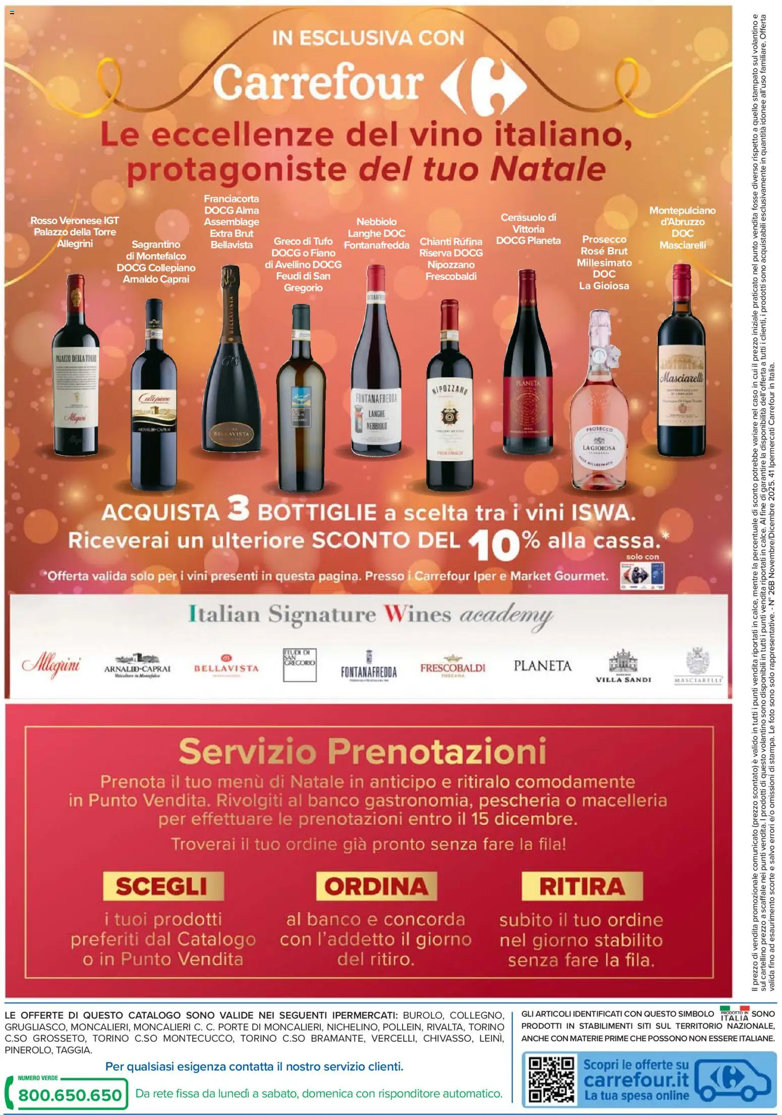 Volantino Carrefour del 27.11.2025 | Pagina: 30 | Prodotti: Prosecco, Vino, Scaffale